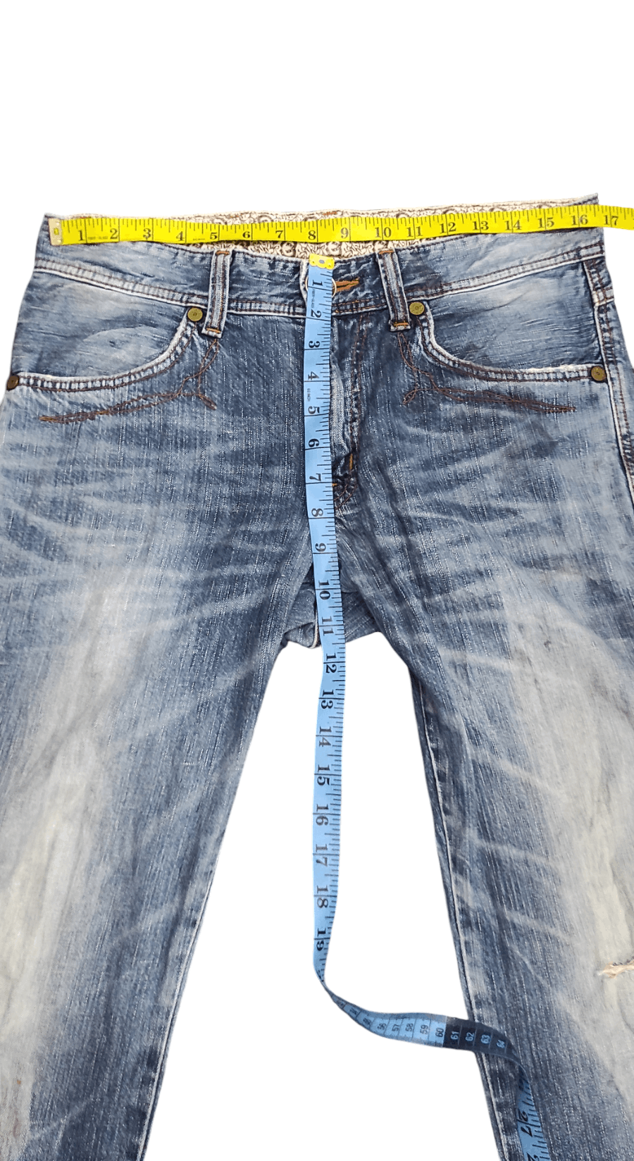 Edwin Edwin Distressed Jeans Size US 33 - 18 Thumbnail