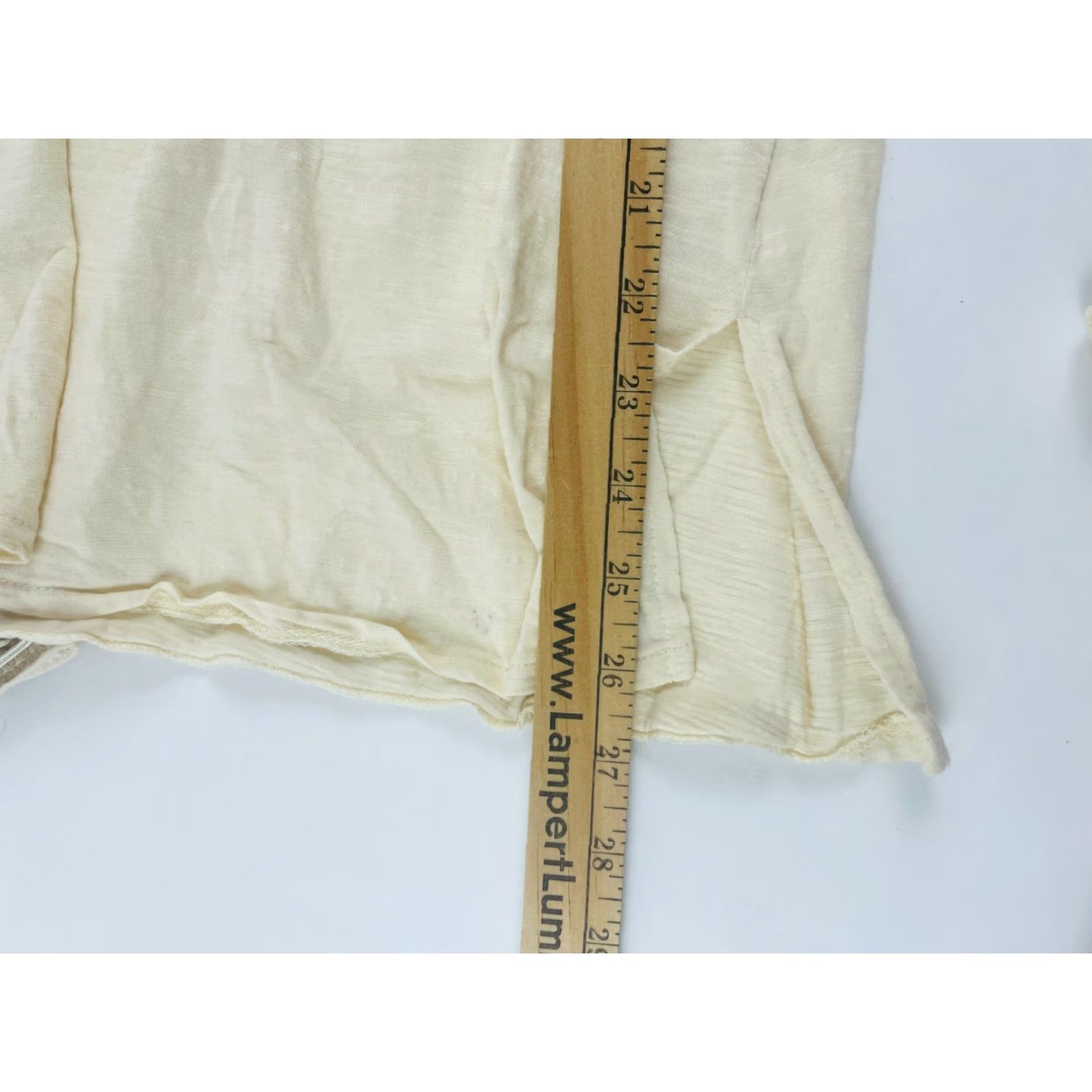 Lucky Brand Lucky Brand Blouse Women's Size S Cream Embroidered w/ Pearls V-Neck Long Sleeve Shirt Size S / US 4 / IT 40 - 6 Thumbnail