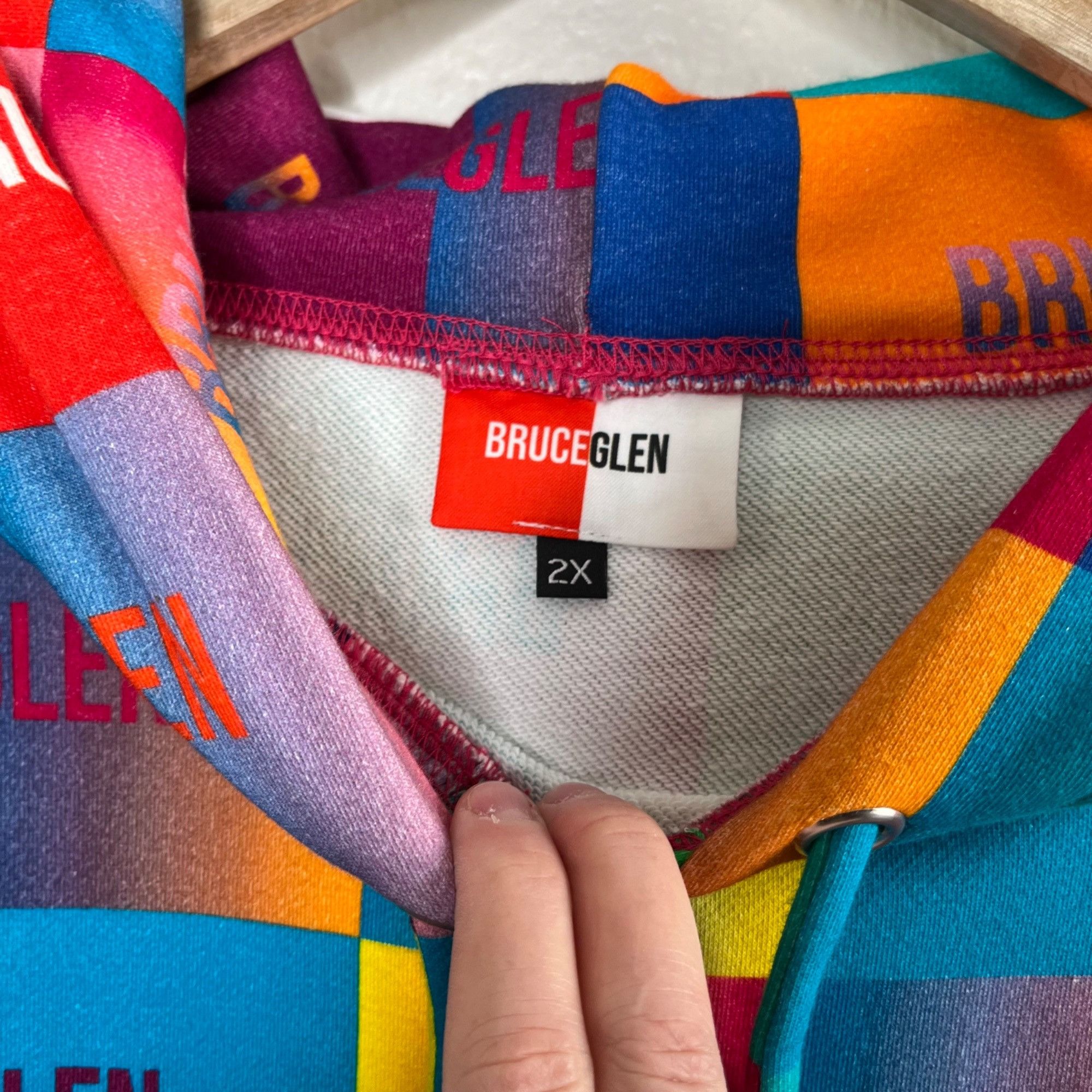Other BruceGlen Happy Colorful Multicolor Logo Hoodie 2X Unisex Size US XXL / EU 58 / 5 - 3 Thumbnail