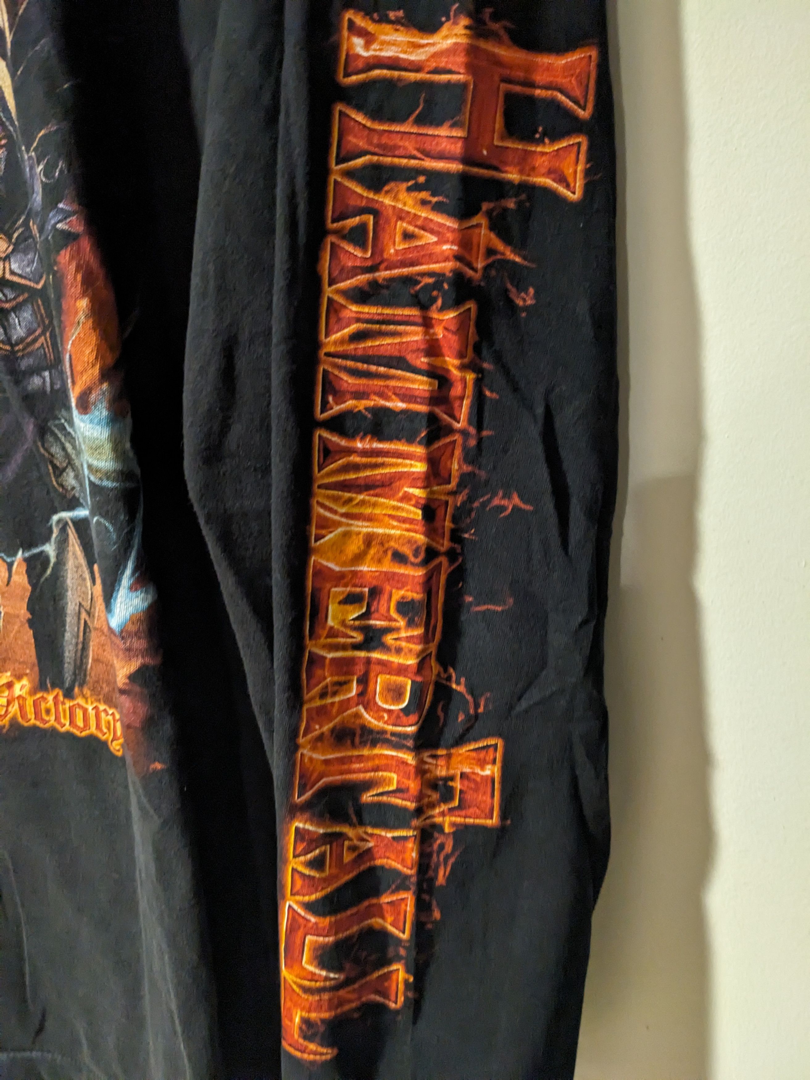 Band Tees × Vintage Vintage 2009 HammerFall No Sacrifice No Victory Long-Sleeve Size US XXL / EU 58 / 5 - 3 Thumbnail