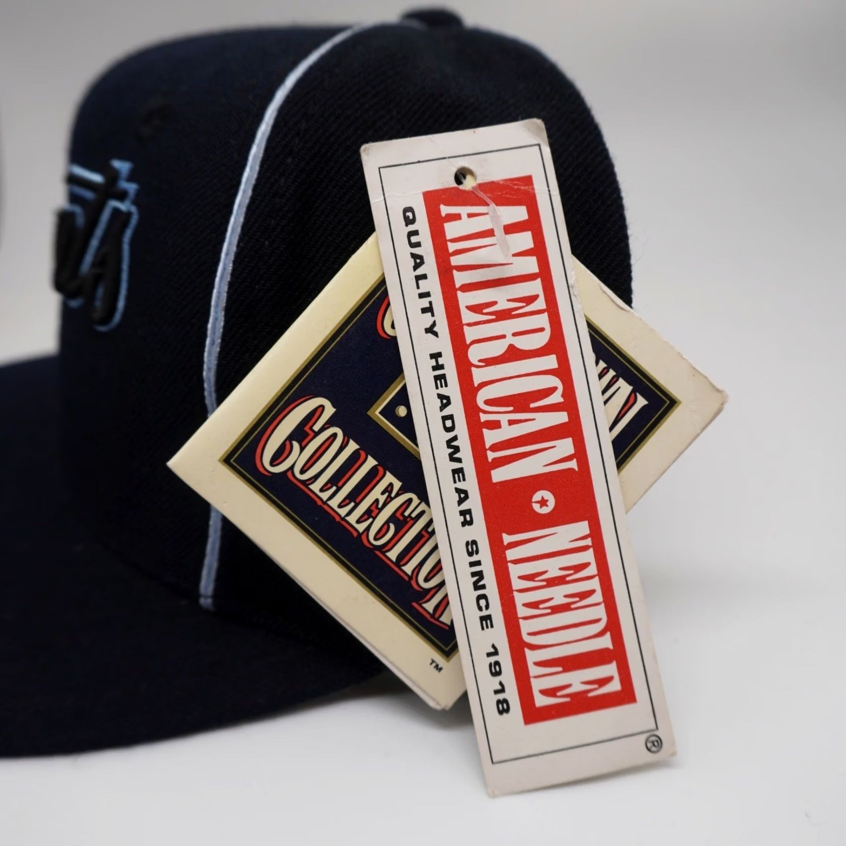 American Needle SF Giants Hat Mens 7 Navy Cooperstown Collection Fitted Cap American Needle Size ONE SIZE - 4 Thumbnail