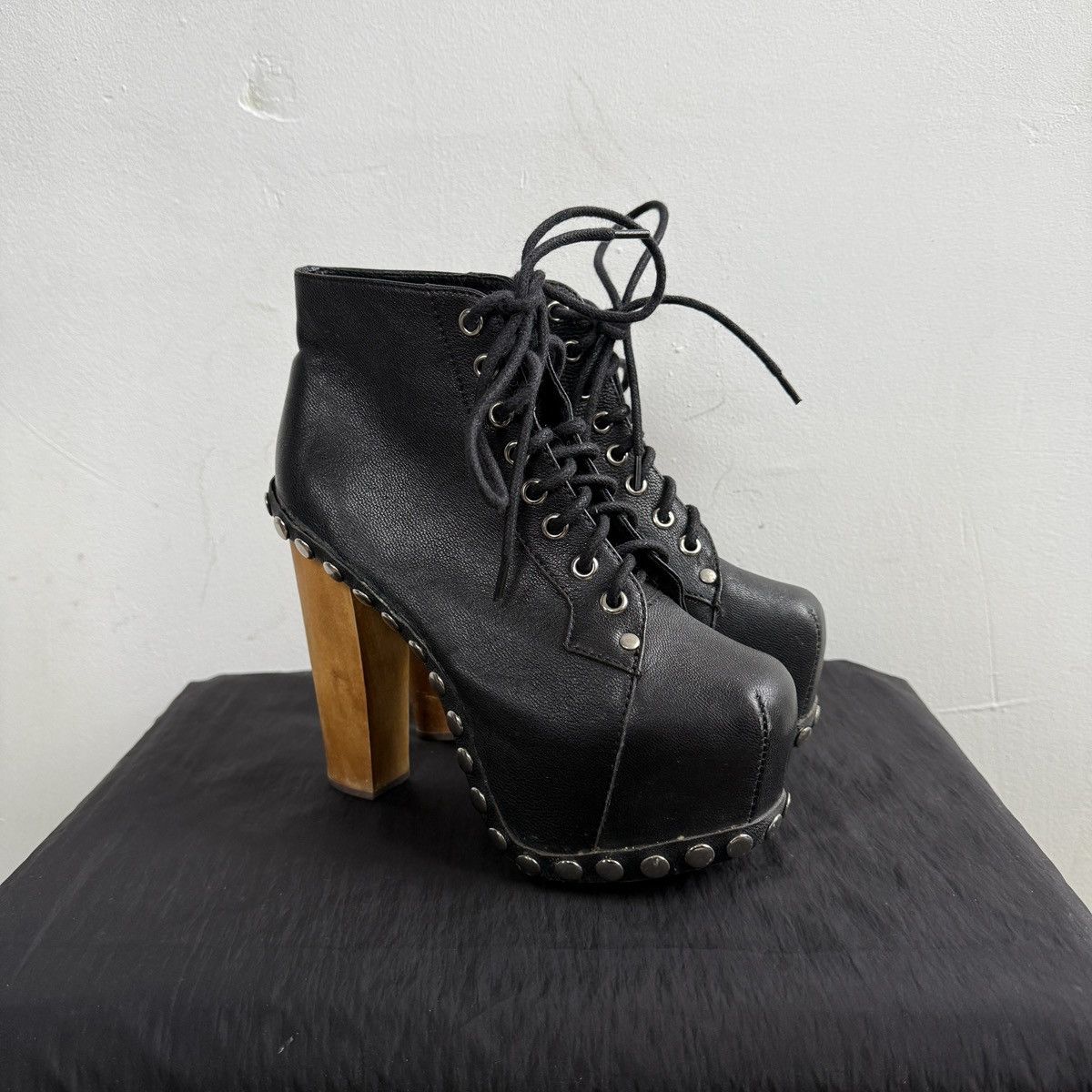 Jeffrey Campbell Havana Last by Jeffrey Campbell Handmade Leather Boots Size US 5.5 / IT 35.5 - 2 Thumbnail