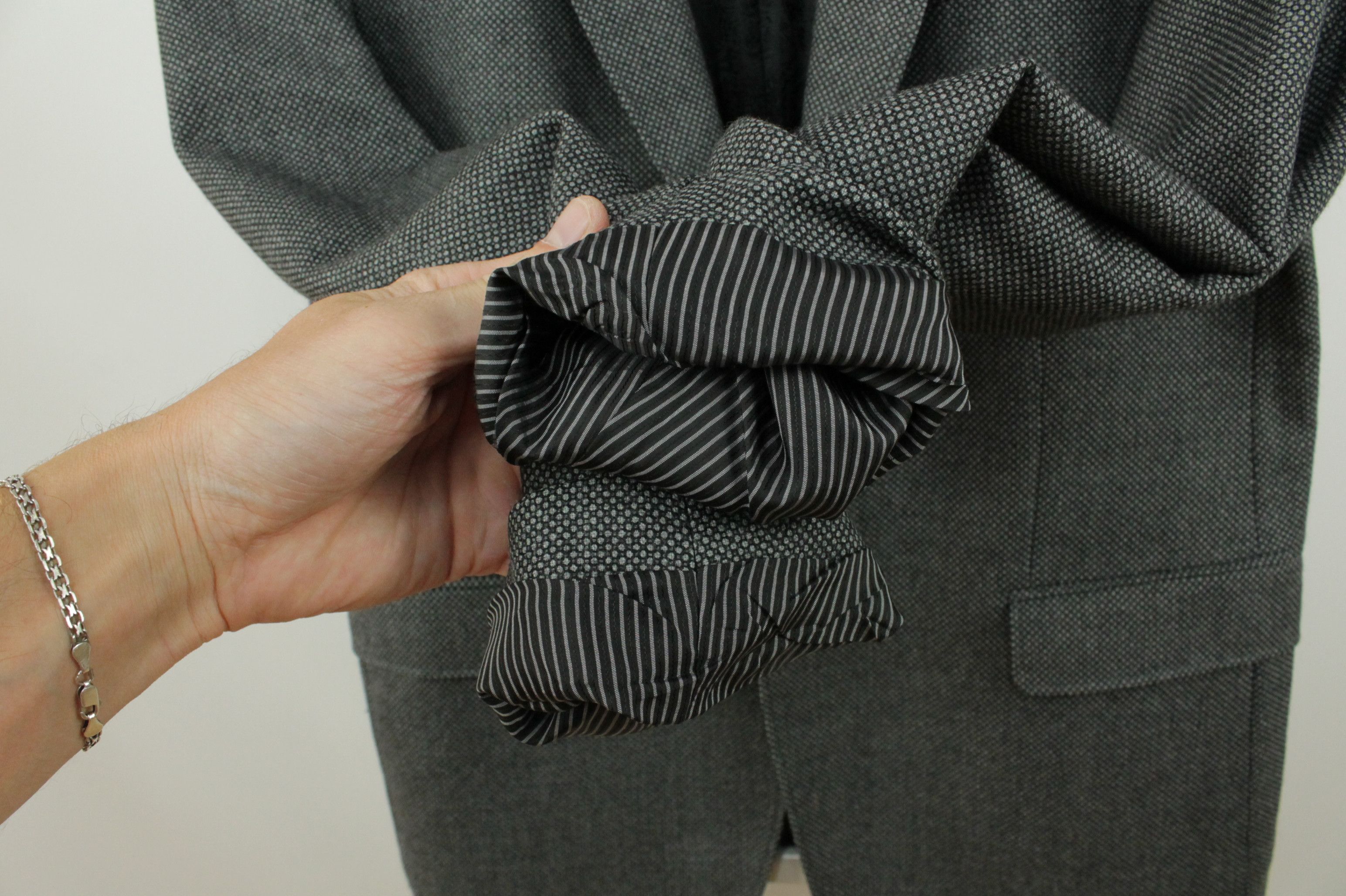 Designer × Hugo Boss Hugo Boss Red Label Structured Gray Wool Blazer Jacket Size US L / EU 52-54 / 3 - 5 Thumbnail