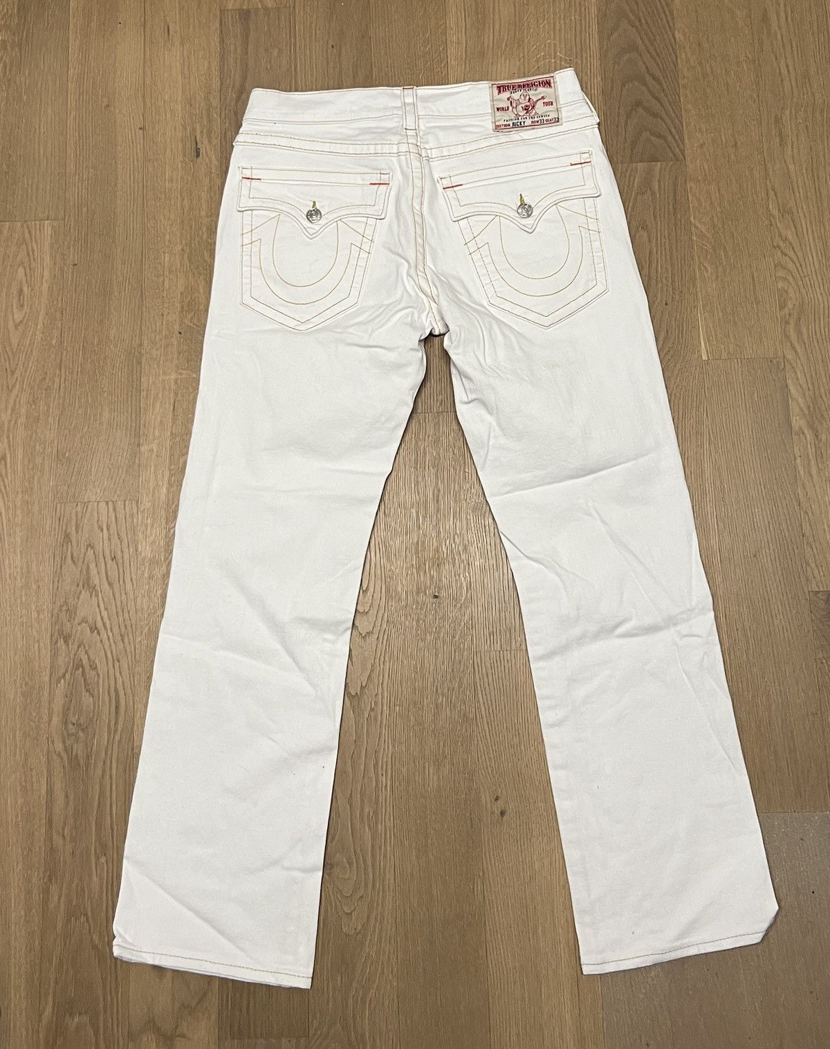 True Religion OG True Religion Ricky Jeans White Size US 33 - 2 Thumbnail