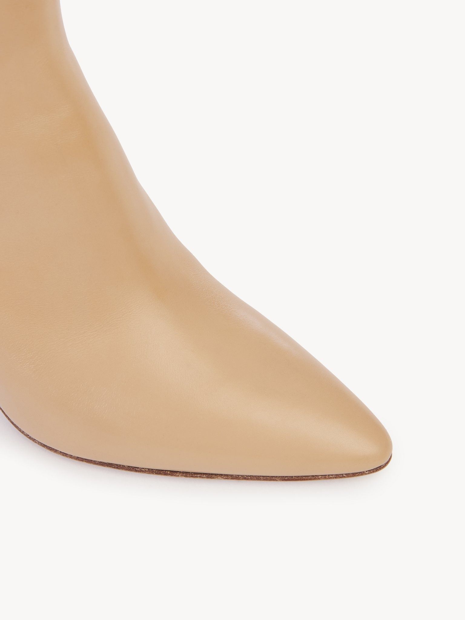 Chloe o1loc1c1024 Oli Ankle Boots in Beige Size US 8 / IT 38 - 2 Thumbnail