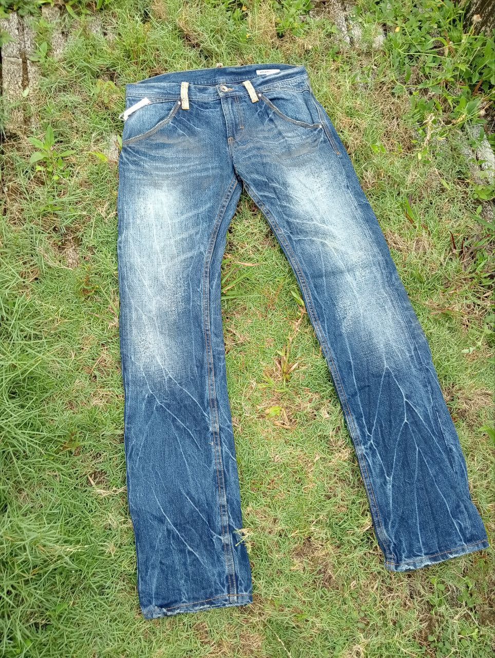 semanticdesign VINTAGE SEMANTIC DESIGN JAPAN SNAKE SKIN STYLE JEANS Size US 33 - 9 Thumbnail