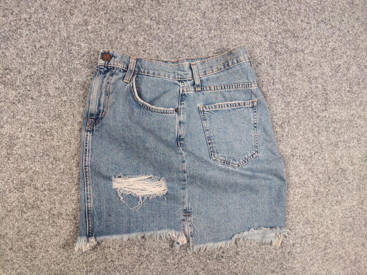 Current/Elliot Current Elliott Design mini Distressed denim Blue Skirt Size 25" / US 0 / IT 36 - 10 Thumbnail
