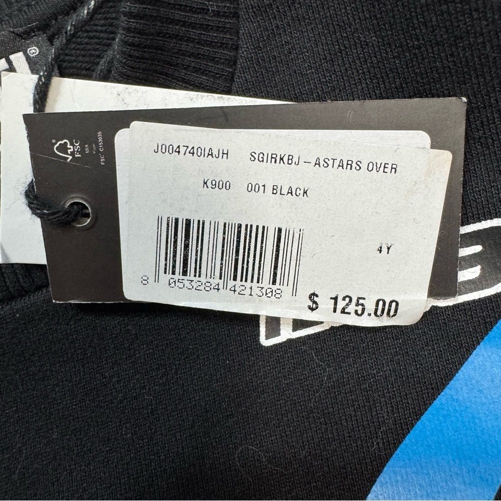 Diesel NWT New $125 Diesel ASTARS OVER Black Sweatshirt Size 4 Size US XXS / EU 40 - 7 Thumbnail