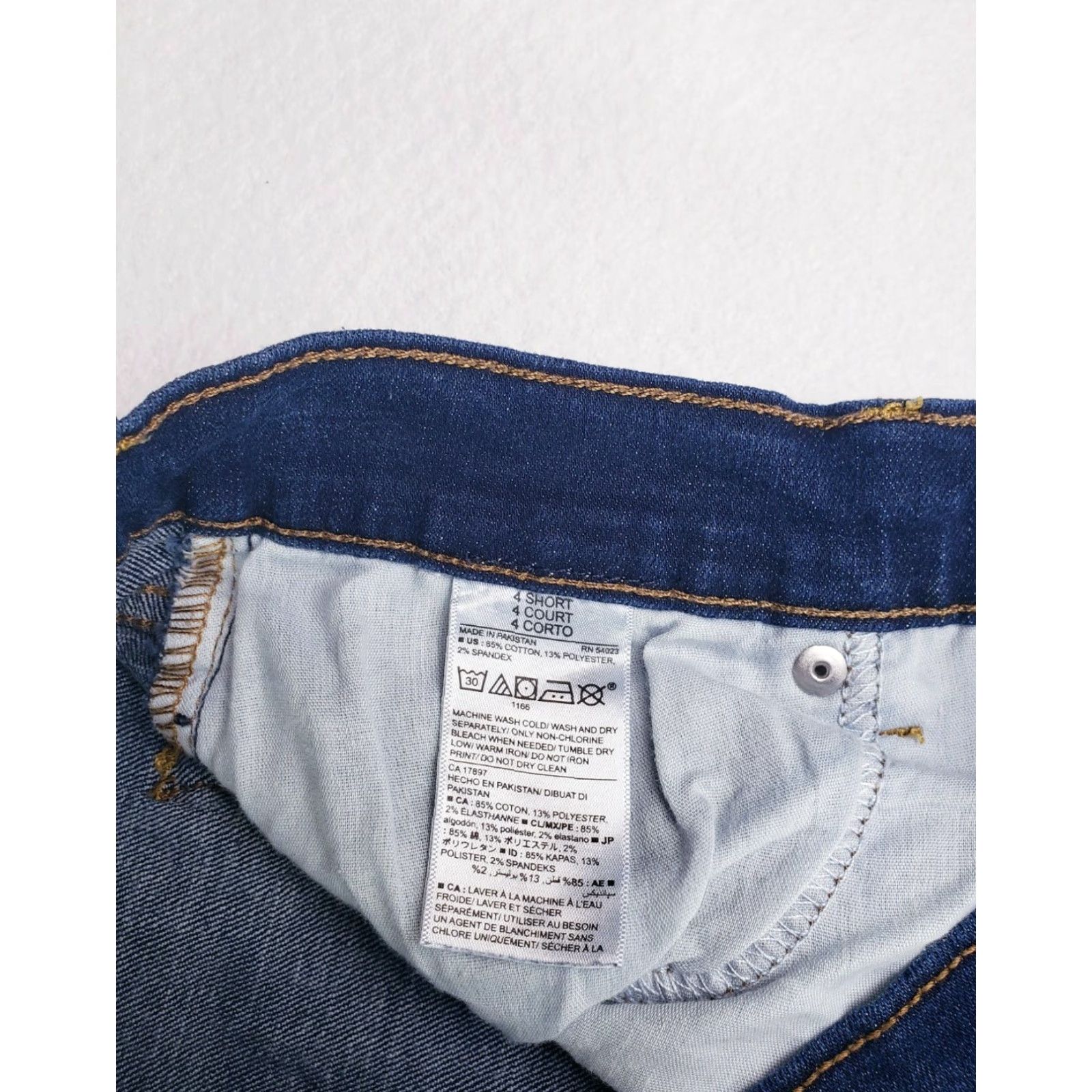 Old Navy Old Navy Women’s Skinny Jeans Size 4 Short Mid Rise Medium Wash Size 27" / US 4 / IT 40 - 3 Thumbnail