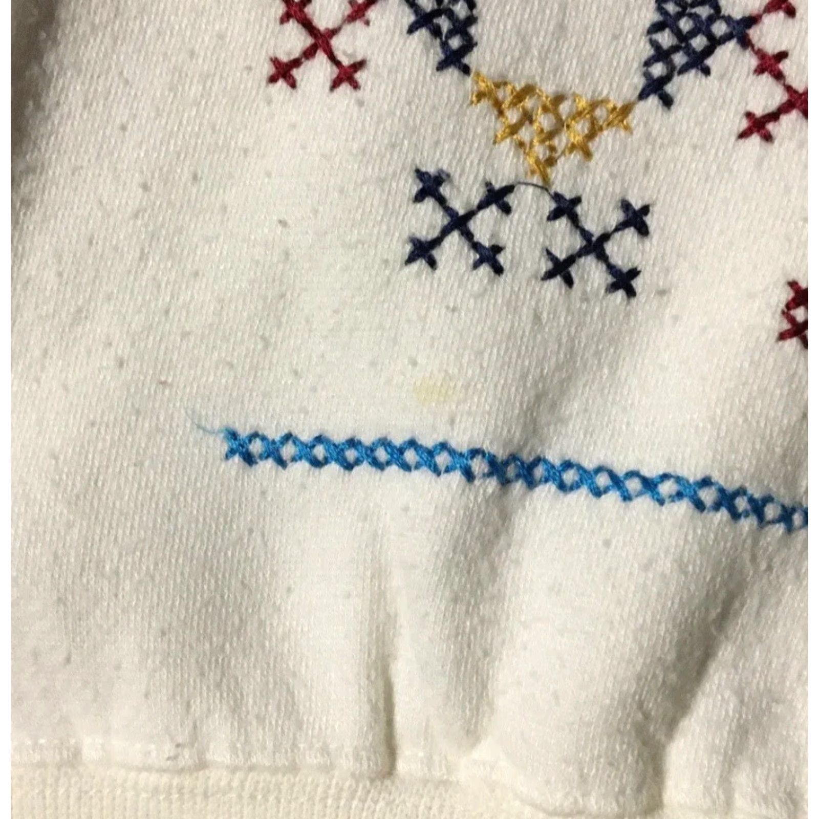 Guess VINTAGE GUESS Hoodie Women M White 80s 90s Spellout Sweatshirt Hip Hop Grunge Rap Style Pullover Sports Activewear Fashion Size M / US 6-8 / IT 42-44 - 3 Thumbnail