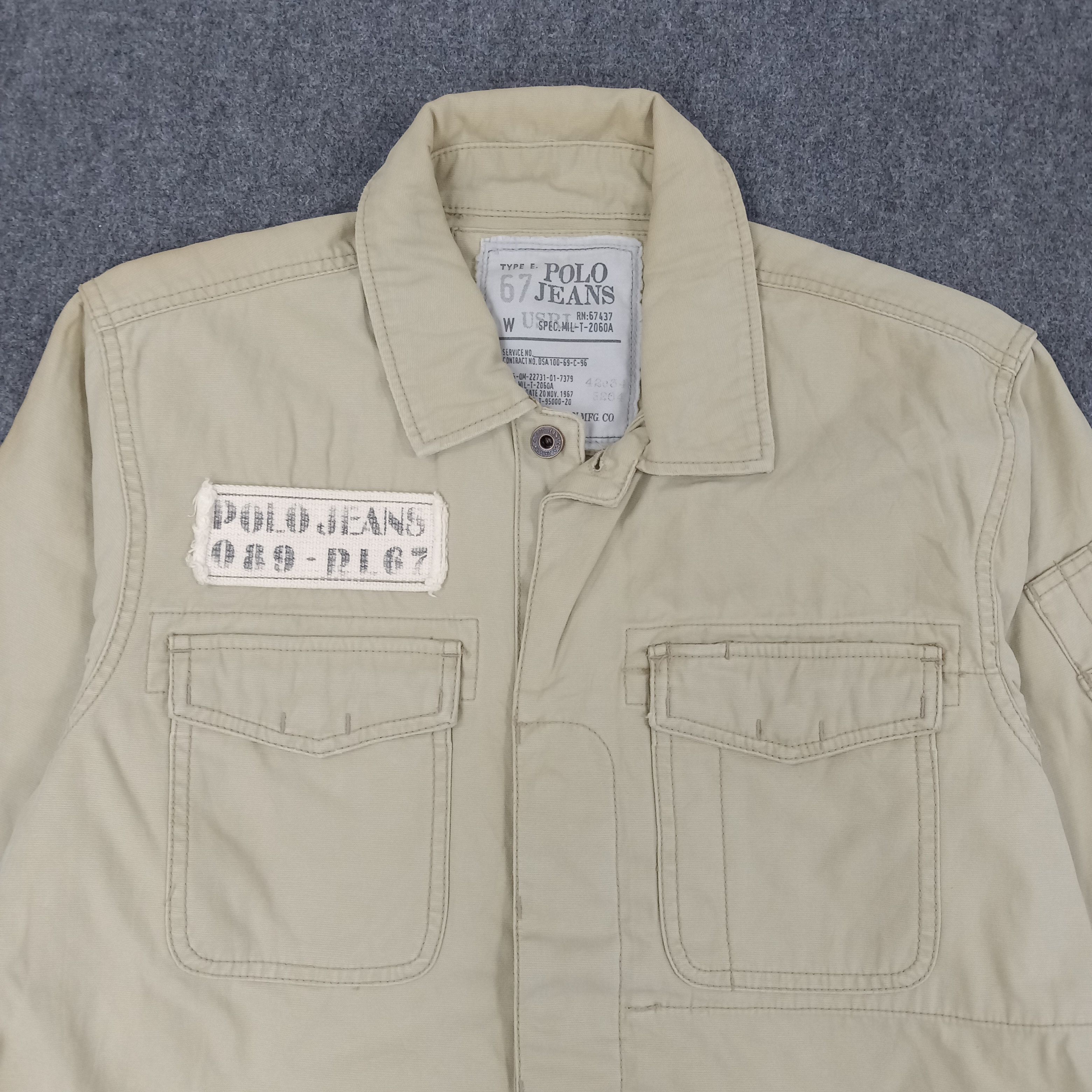 Polo Ralph Lauren × Vintage Polo Jeans by Ralph Lauren Multi Pocket Jacket C221N1 Size US M / EU 48-50 / 2 - 2 Thumbnail