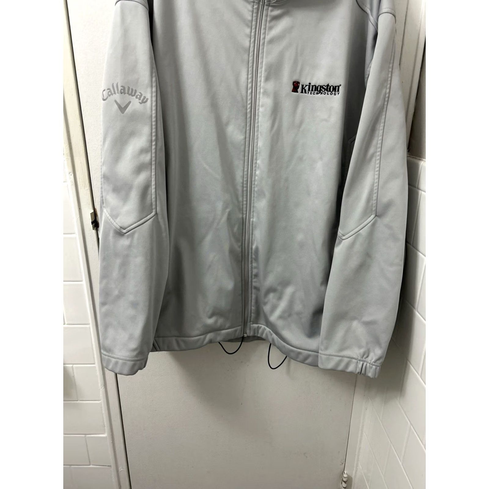 Callaway Callaway Jacket Mens 2XL Gray Softshell Fleece Lined Bomber Zip Full Zip Wind-Resistant Casual Workwear Golf Lessons Size US XXL / EU 58 / 5 - 3 Thumbnail