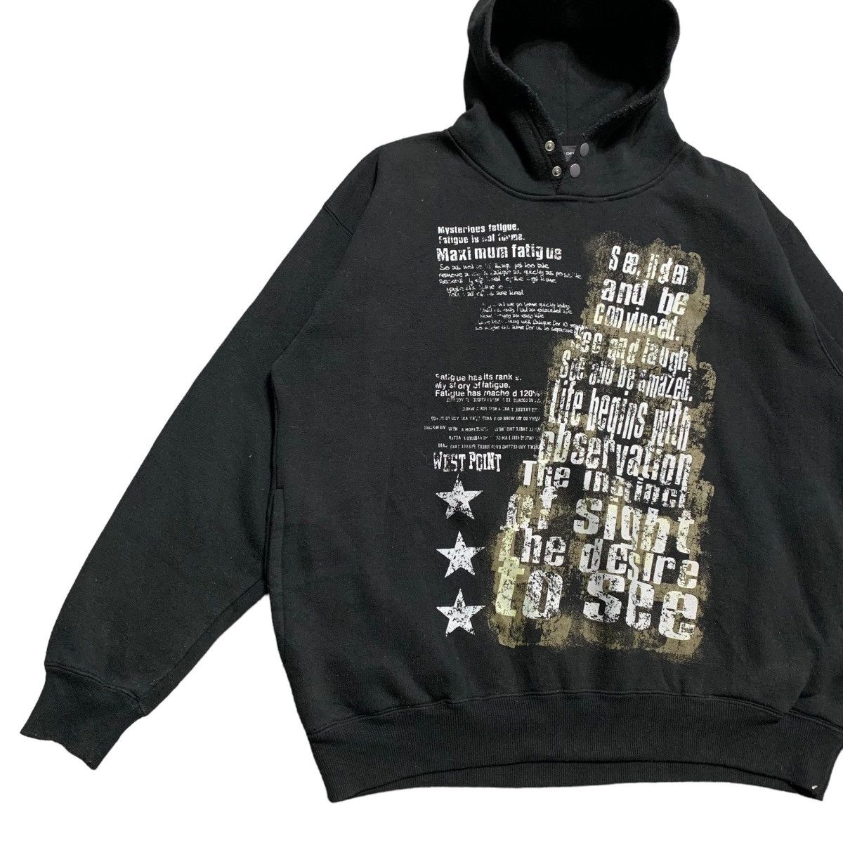Japanese Brand West Point Poem Pullover Hoodie Size US XL / EU 56 / 4 - 2 Thumbnail