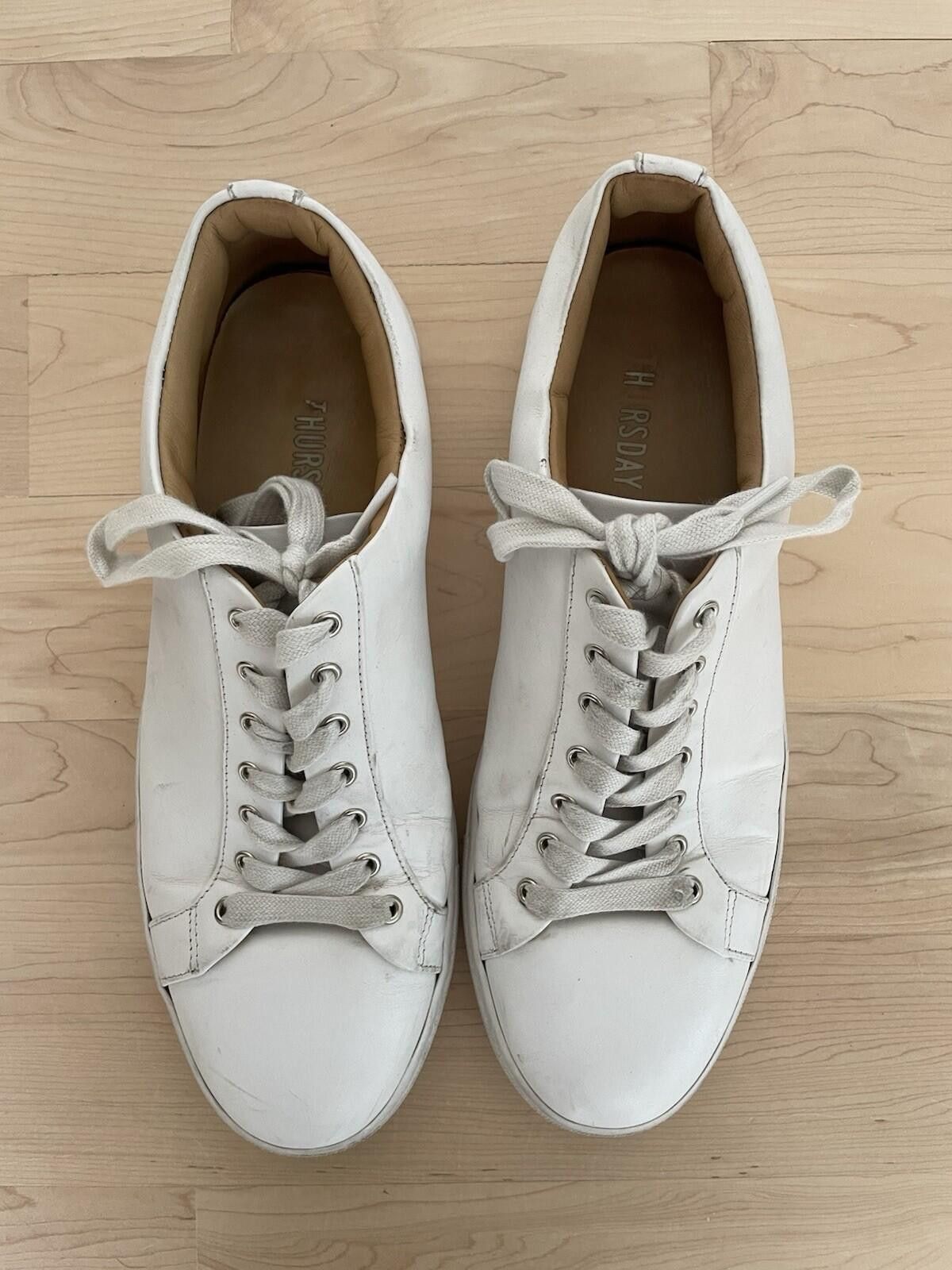Thursday Boot Company Thursday Boot Co Premier Low Top Leather Sneaker White 11 Size US 11 / EU 44 - 4 Thumbnail