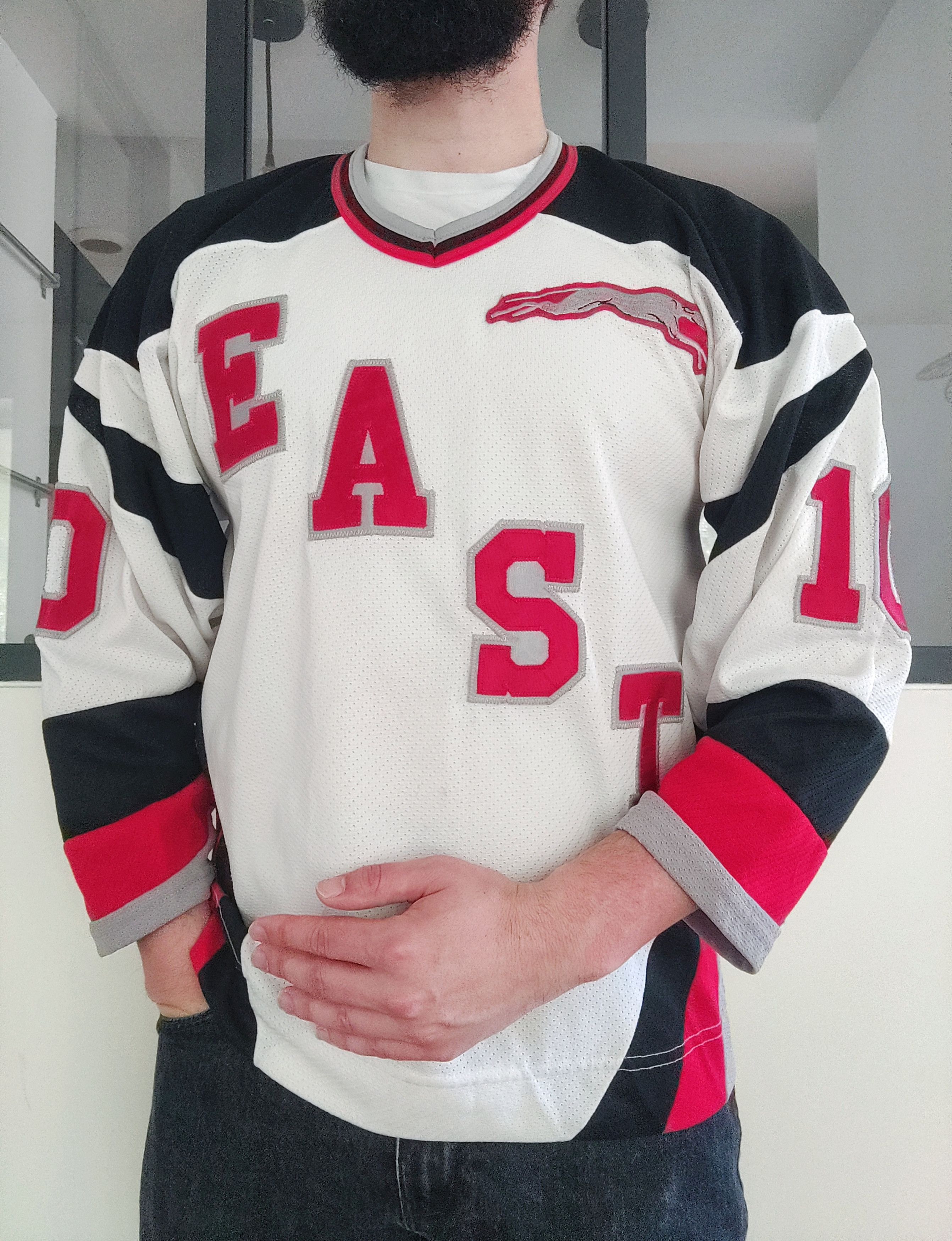 Ccm Vintage 90s CCM OHL All-Star East Soo Greyhounds Jersey M Size US M / EU 48-50 / 2 - 2 Thumbnail