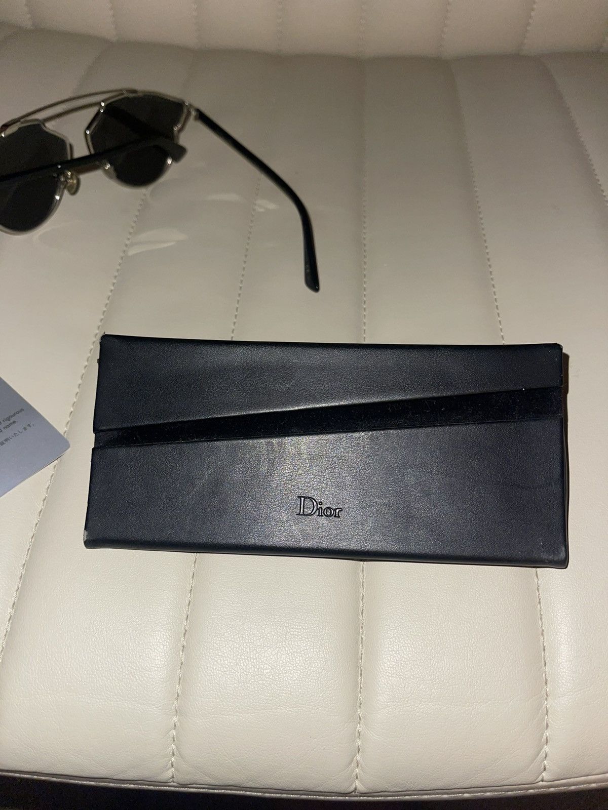 Christian Dior Monsieur Christian Dior Black and Silver Sunglasses Size ONE SIZE - 7 Thumbnail