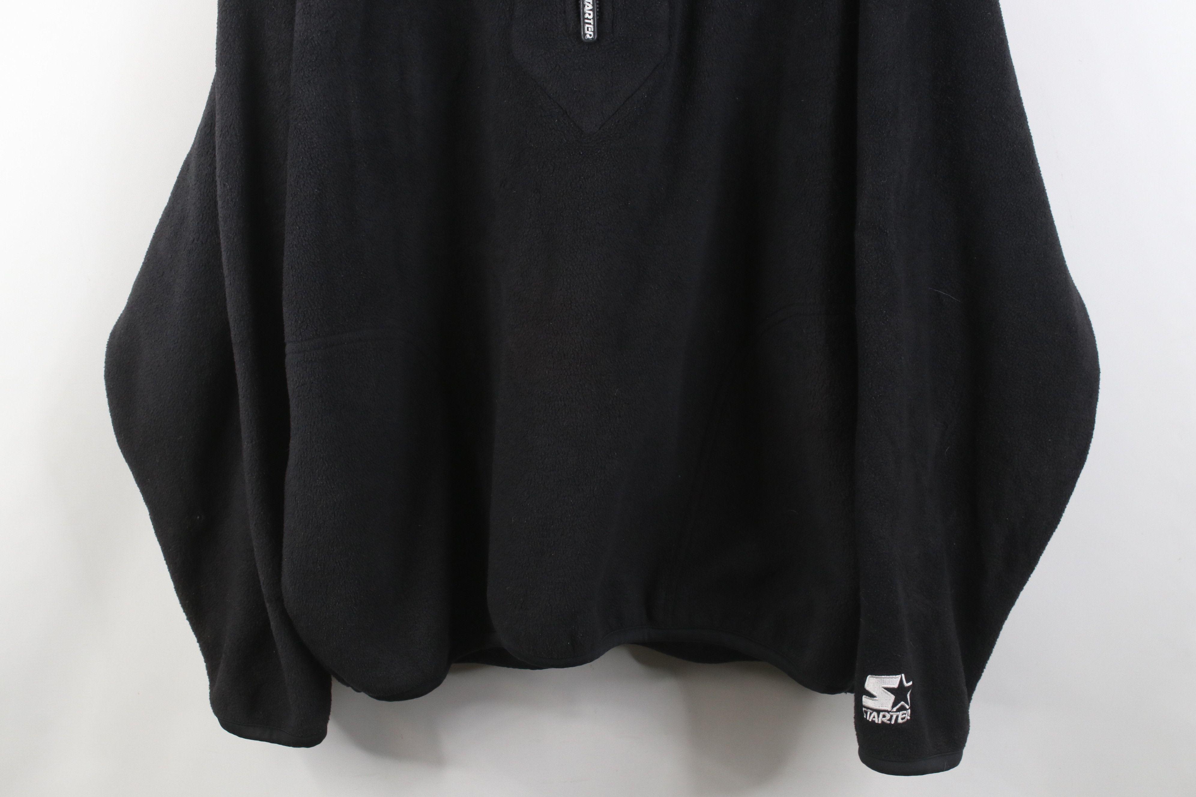 Starter Vintage 90s Starter Red Wings Hockey 1/4 Zip Fleece Sweater Size US XXL / EU 58 / 5 - 3 Thumbnail