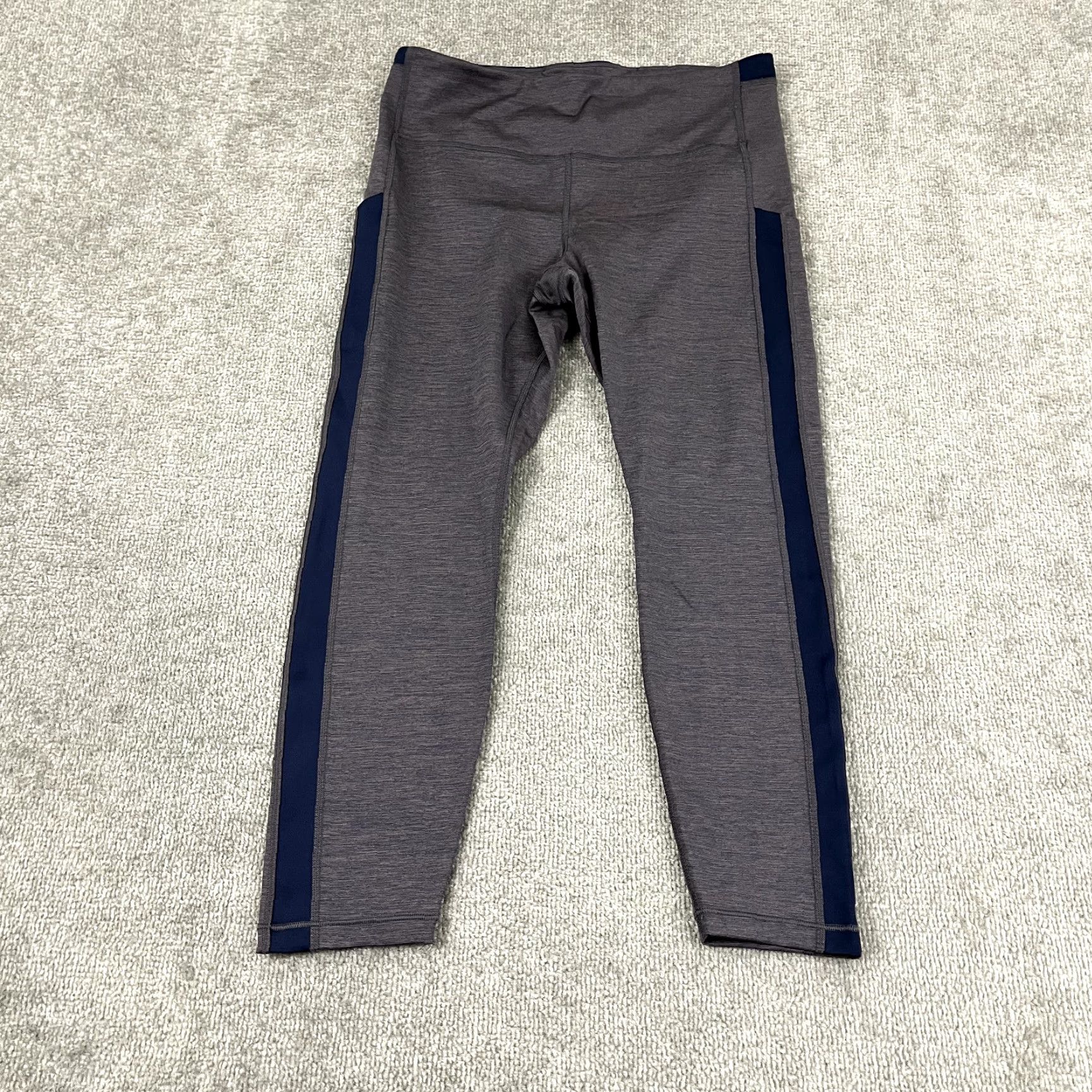 Athleta Athleta Leggings Capri Womens Large 24" 7/8 Stash Pocket Grey Polyester Spandex Blend Athletic Gym Run Yoga Capris Size 36" / US 14 / IT 50 - 3 Thumbnail