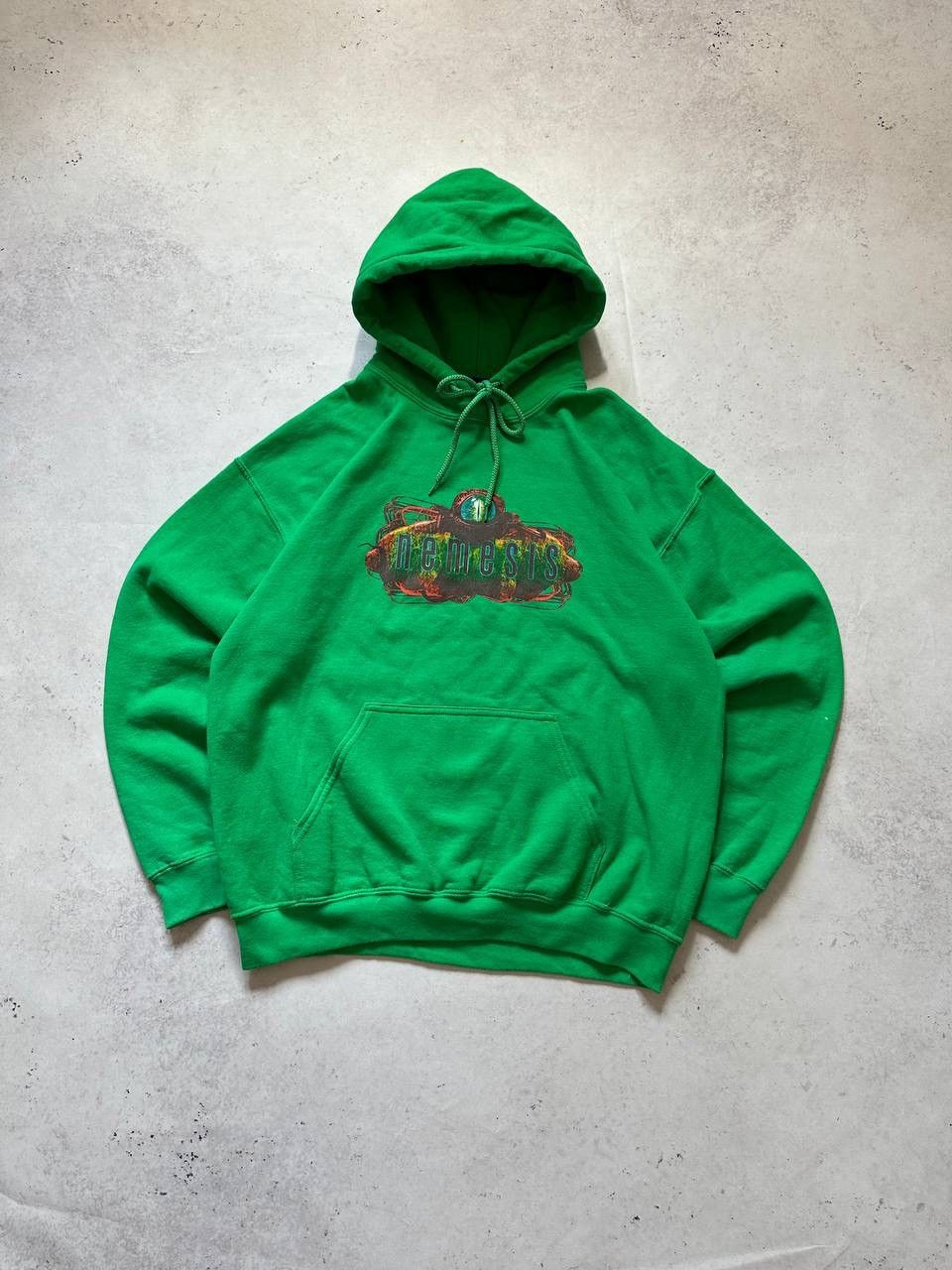 Vintage Vintage Nemesis Boxy Hoodie Y2K M Rare Size US M / EU 48-50 / 2 - 1 Thumbnail