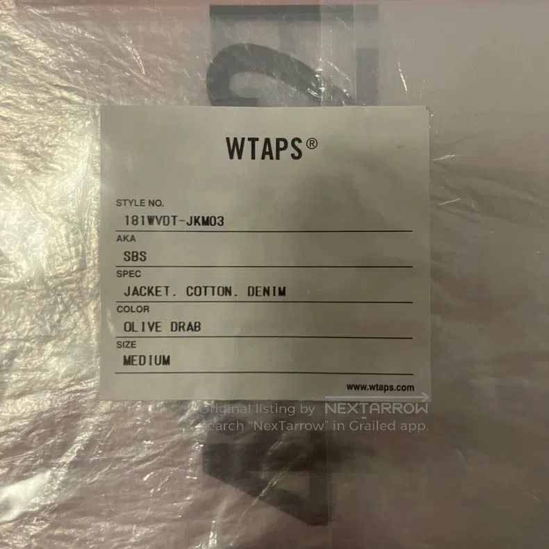Other Wtaps Water-washed hooded pullover jacket Size US M / EU 48-50 / 2 - 8 Thumbnail
