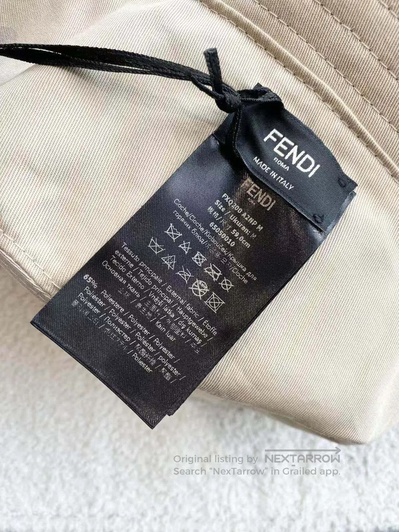 Fendi Fendi Size M The old flower is full of prints on the double Size ONE SIZE - 8 Thumbnail