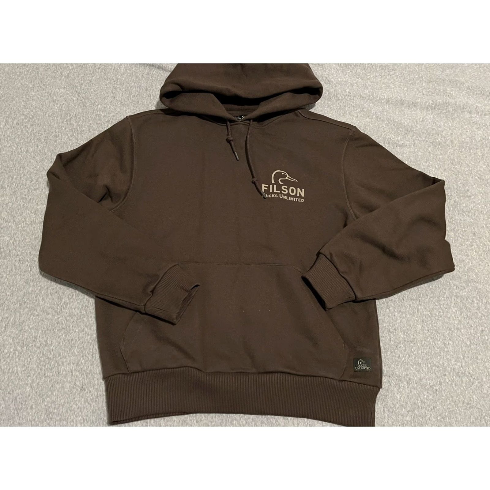Filson Filson Ducks Unlimited Brown Pullover Hoodie Men S Small Sweatshirt Pullover Hoodie Brown Filson Ducks Unlimited Hoodie Mens S Bellows Down 0 Size US S / EU 44-46 / 1 - 2 Thumbnail