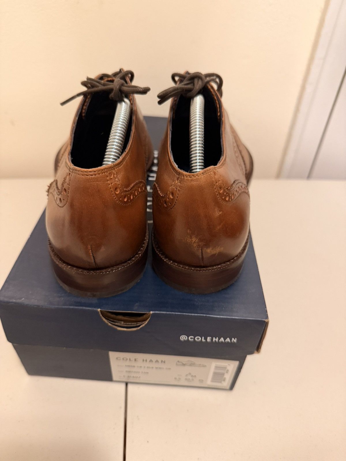 Cole Haan Cole Haan 2.Zerogrand Laser Wingtip Oxford in British Tan Size US 7.5 / EU 40-41 - 4 Thumbnail