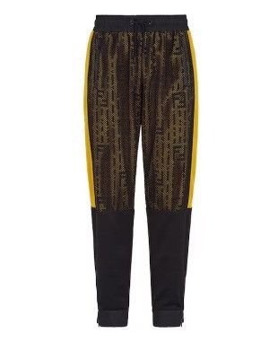 image of Fendi O1Loc1C0124 Trousers In Yellow, Men's (Size 30)