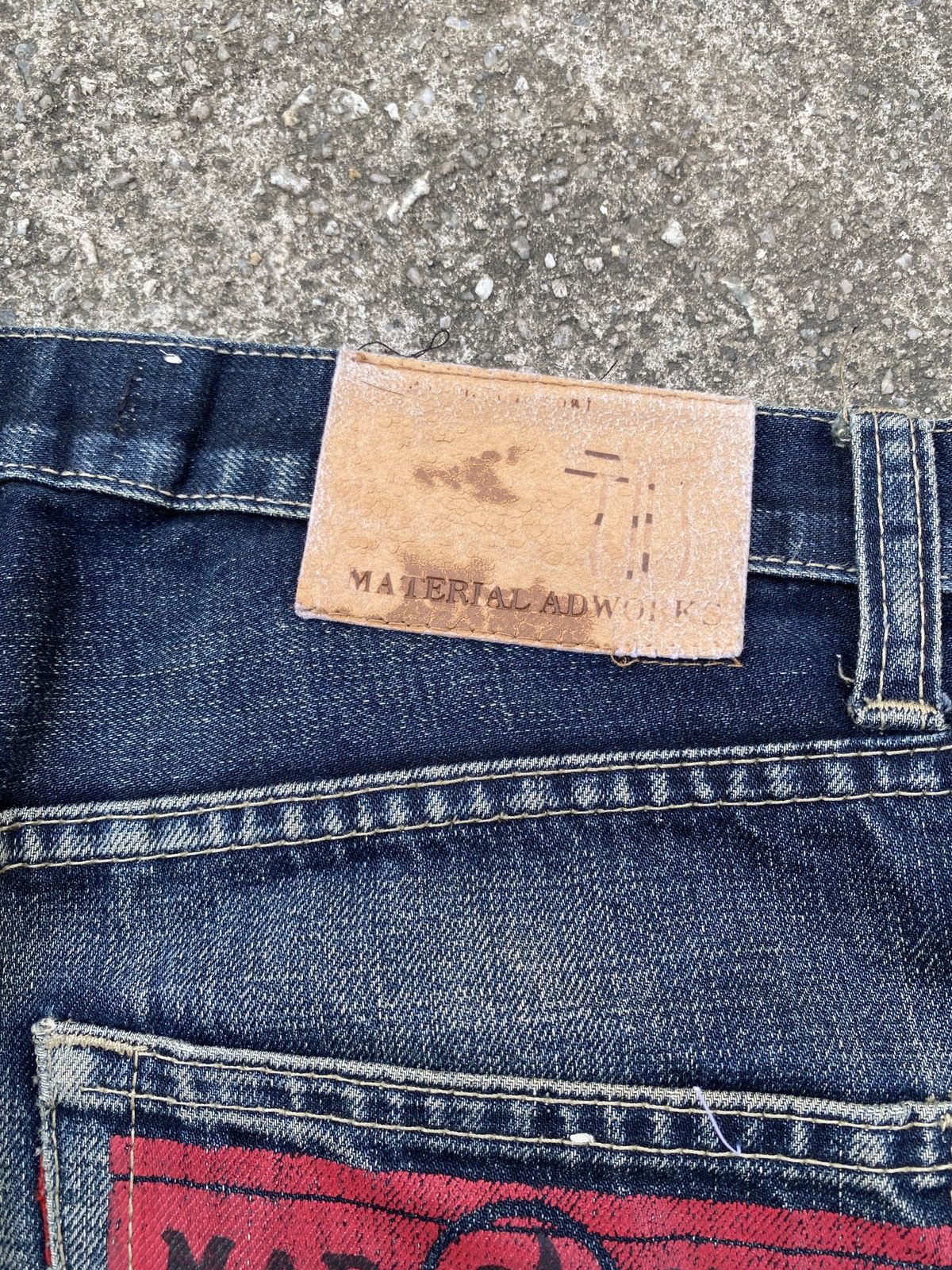 Barbarian × Levi's × Levi's Vintage Clothing Levi’s x Mad Barbarians Distressed Splatter Design Denim Size US 34 / EU 50 - 20 Thumbnail