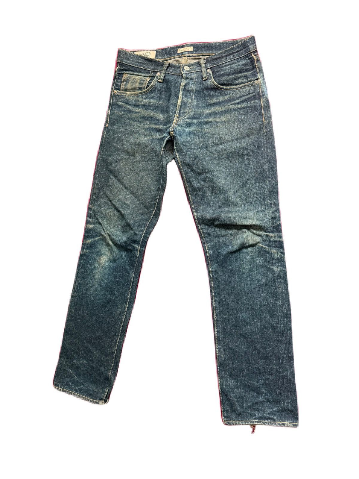 Naked & Famous Naked & Famous x Burgus Plus Selvedge Denim Slim Tapered Size US 29 - 4 Thumbnail