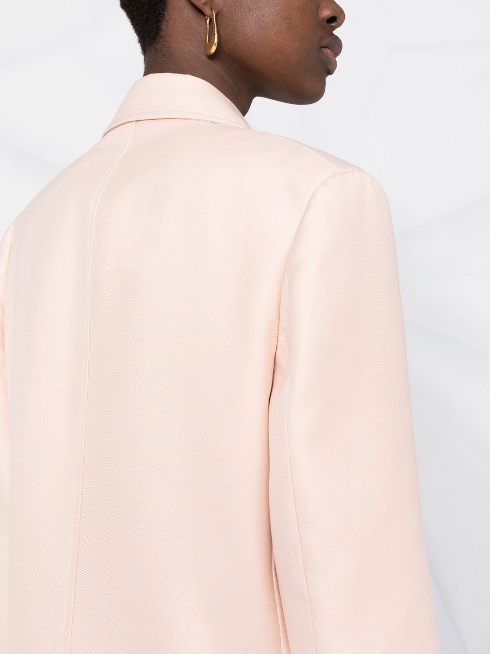 Jil Sander o1y0925 Coat in Blush Size XS / US 0-2 / IT 36-38 - 3 Thumbnail