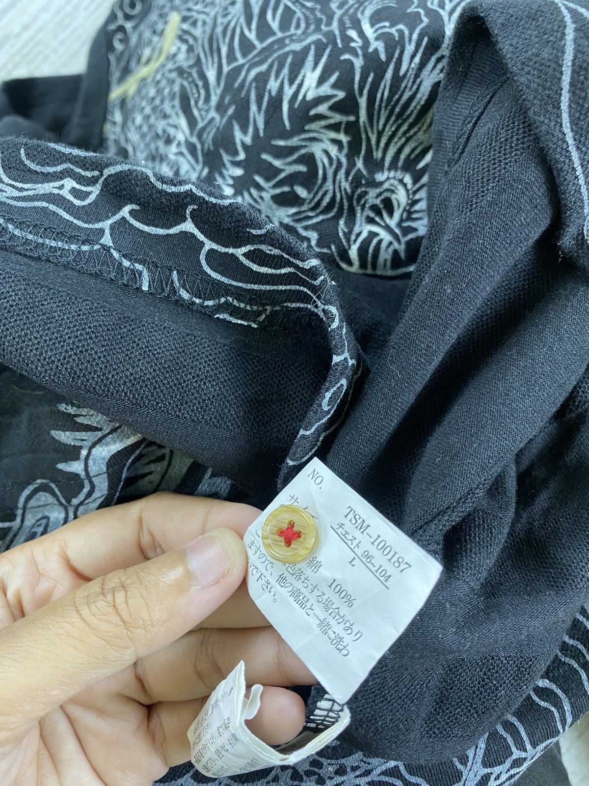 Dragonfly × Japanese Brand × Vintage Vintage Dragonfly Japan Full Printed Embroidery Shirt Size US M / EU 48-50 / 2 - 11 Thumbnail