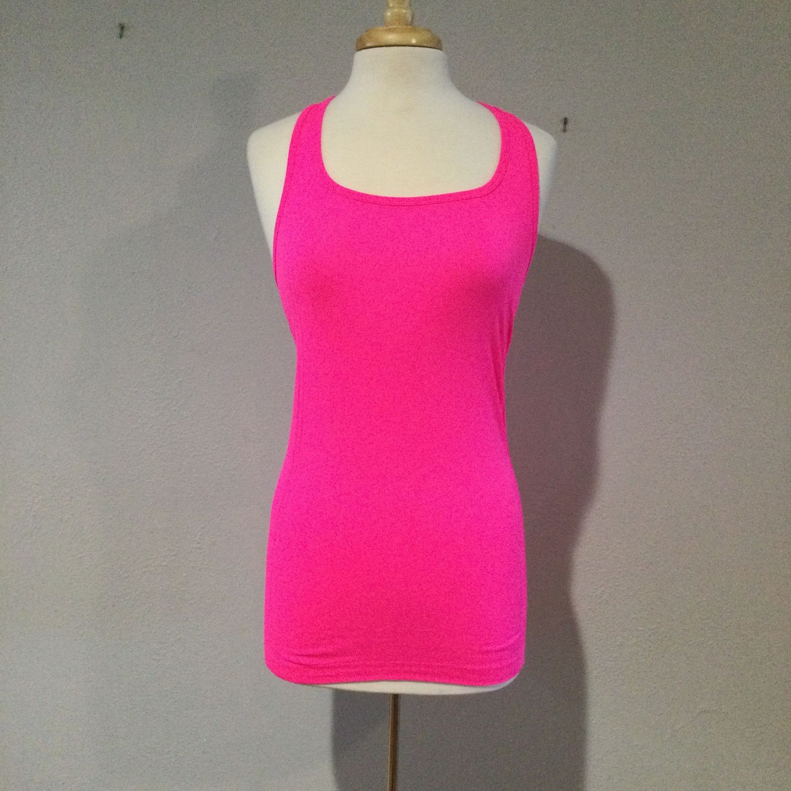 Other Bolly Queena 100% Nylon Racerback Tank Hot Pink Small NWOT Size S / US 4 / IT 40 - 1 Thumbnail