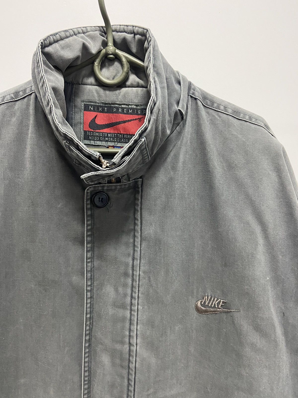 Nike × Vintage Nike Premier Jacket Vintage Warm 90s Embroidered Logo Size US XXL / EU 58 / 5 - 3 Thumbnail