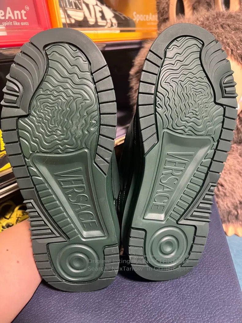 Versace Versace Green classic spaceship shoes Size US 7 / EU 40 - 5 Thumbnail