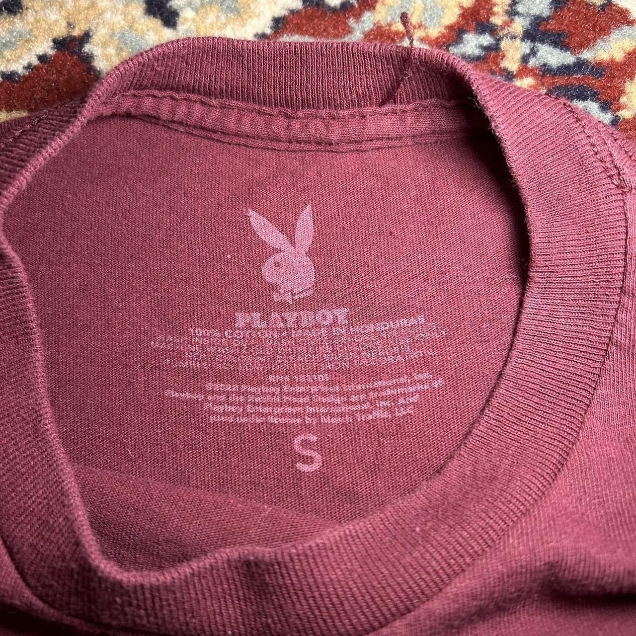 Playboy Burgundy Playboy tee Size US S / EU 44-46 / 1 - 2 Thumbnail