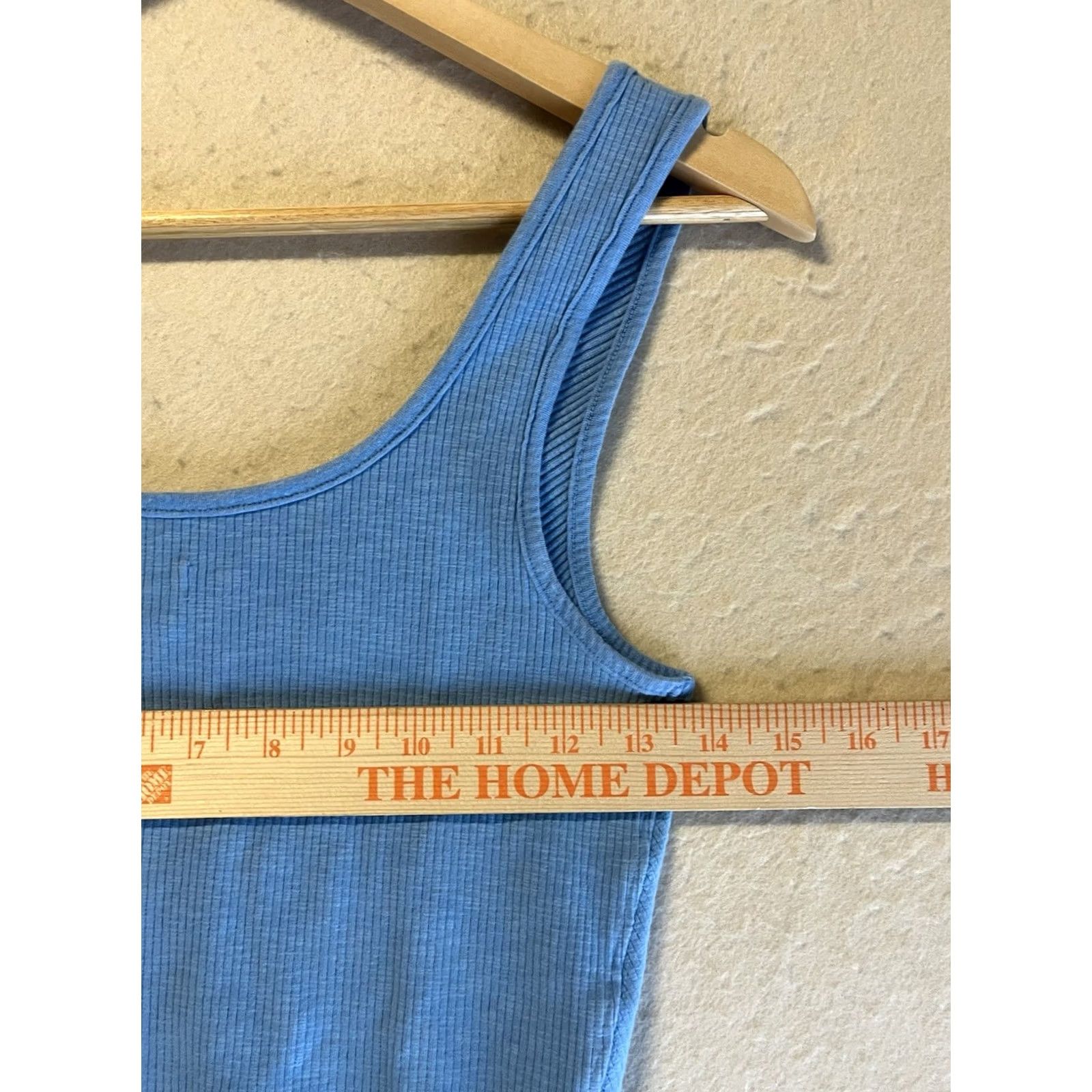 Vintage Aerie Tank Top Cropped Light Blue Women's Medium Yoga Activewear Sleeveless Performance Shirt Size M / US 6-8 / IT 42-44 - 3 Thumbnail
