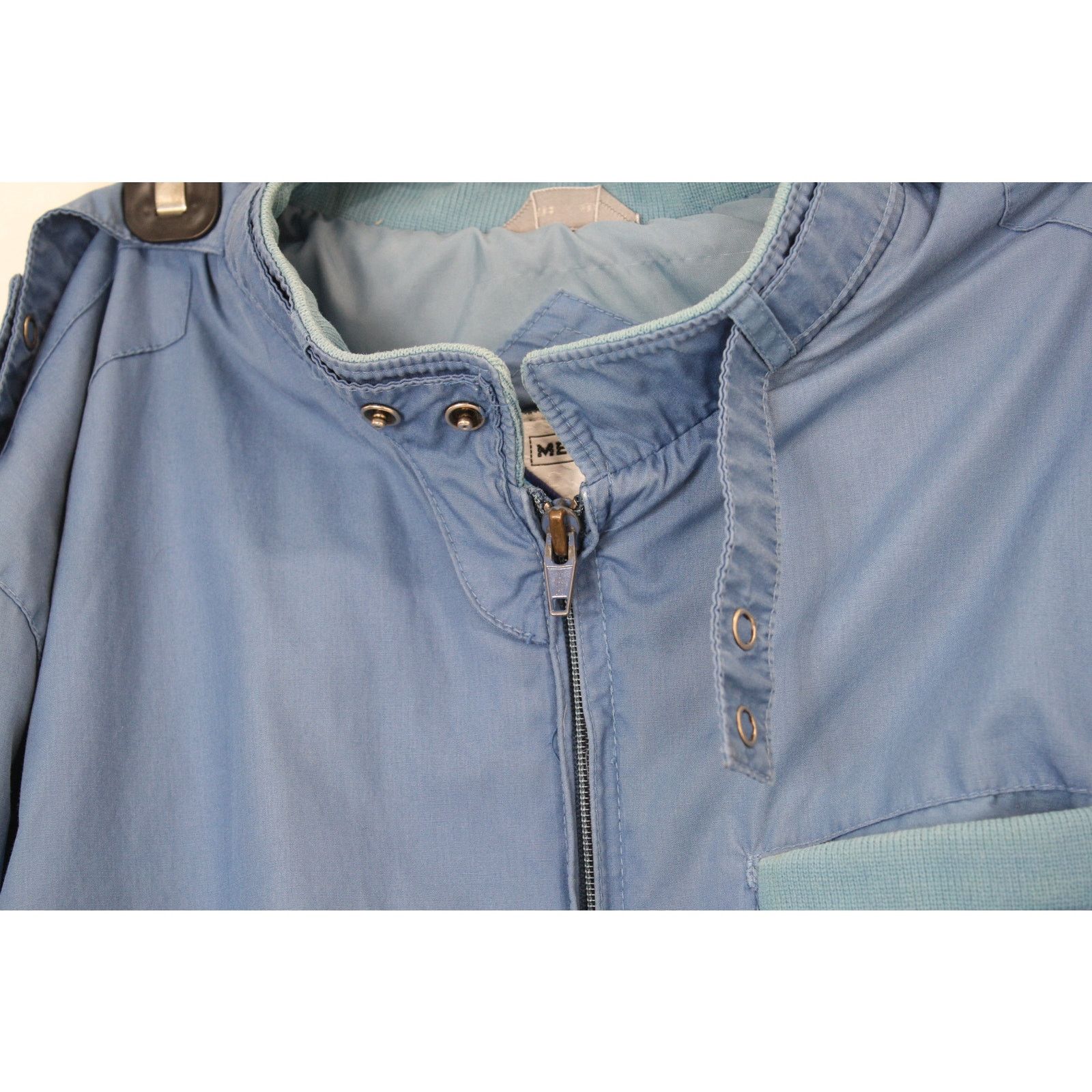 Members Only Vintage 80s Members Only Jacket 40 Blue Cafe Racer Bomber Size US M / EU 48-50 / 2 - 5 Thumbnail