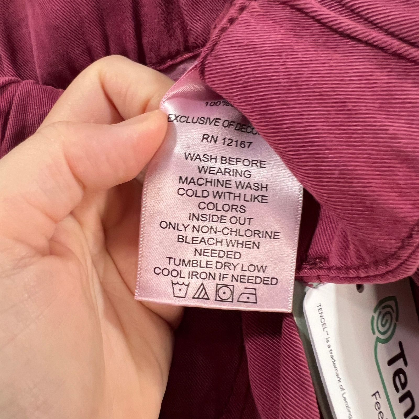 Other Laurie Felt Regular Lyocell Cargo Pants Plum, Medium Size 30" / US 8 / IT 44 - 14 Thumbnail