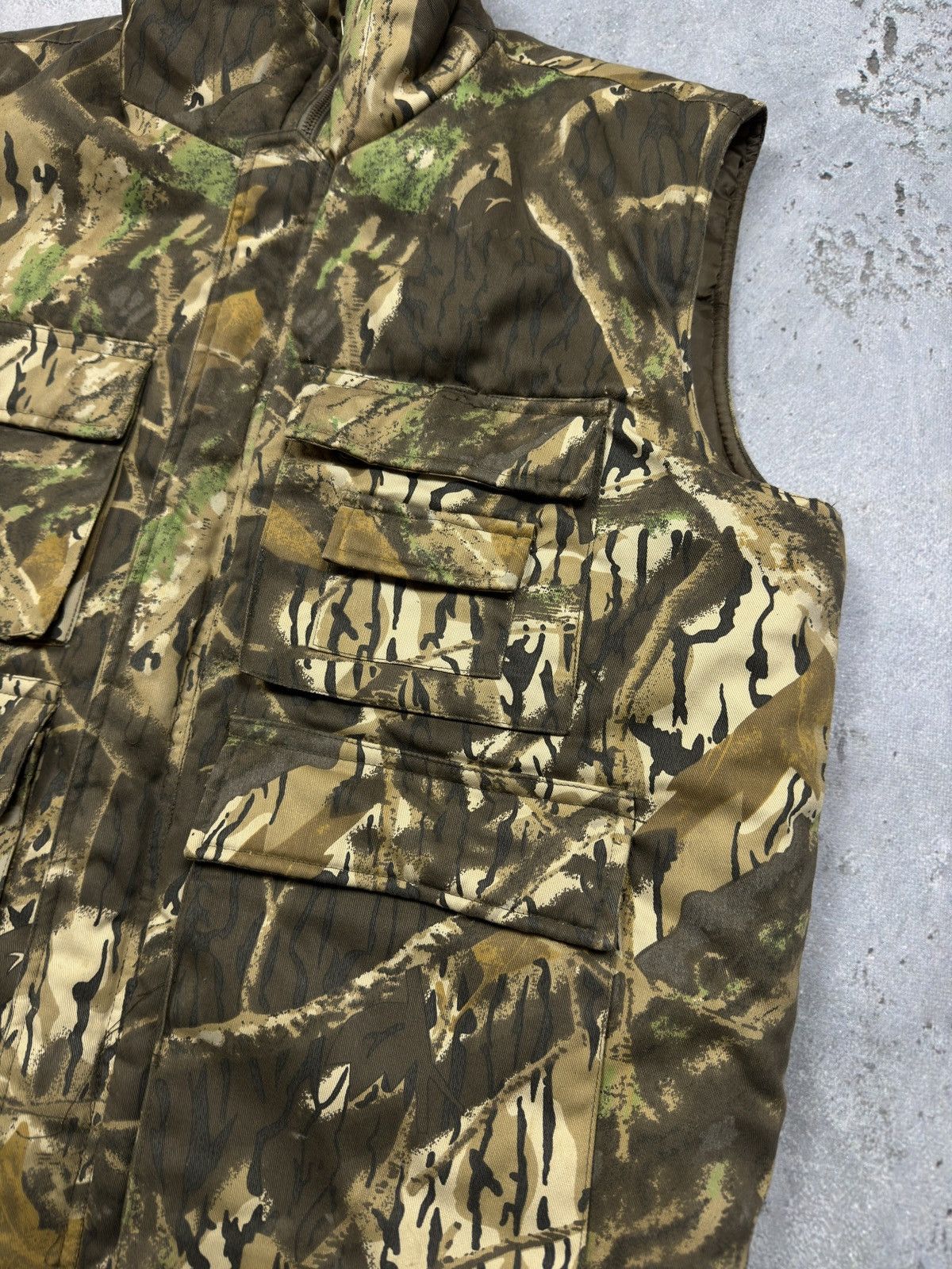 Vintage Camouflage trees camo vintage vest 90s Size US M / EU 48-50 / 2 - 2 Thumbnail