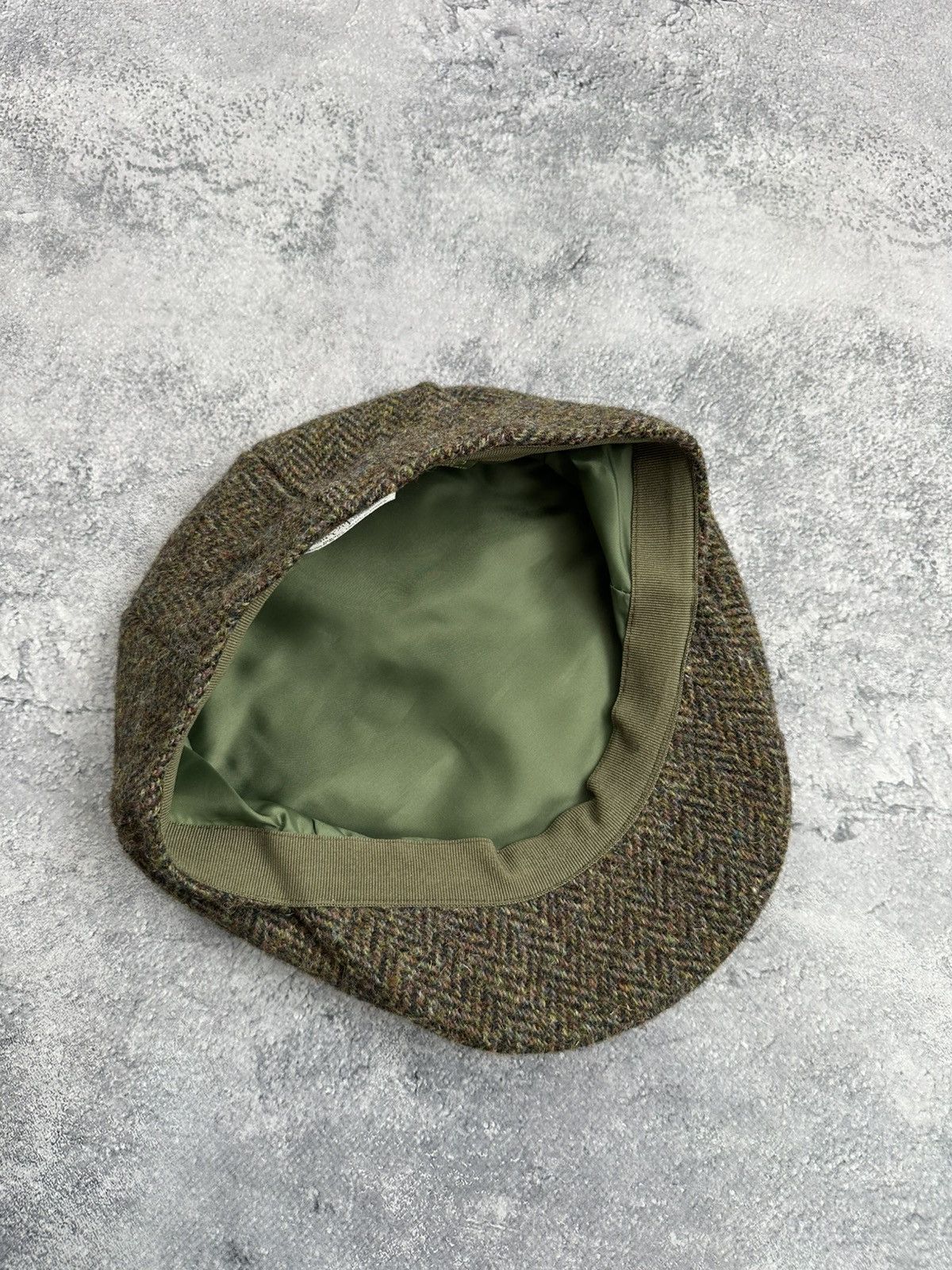 Harris Tweed Vintage Harris Tweed Wool Flat Cap Bond Bakerboy Y2K Hat M Size ONE SIZE - 8 Thumbnail