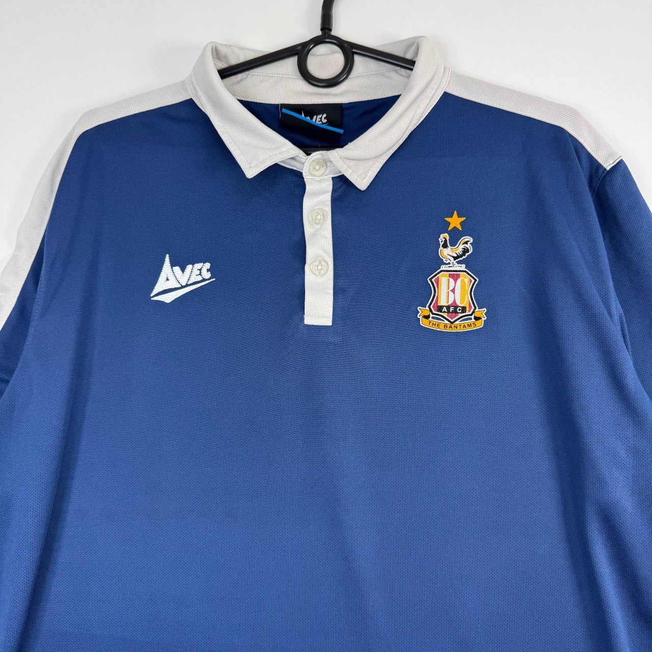 Other Bradford City AFC Football Polo Shirt Blue Avec Size XL Size US XL / EU 56 / 4 - 2 Thumbnail