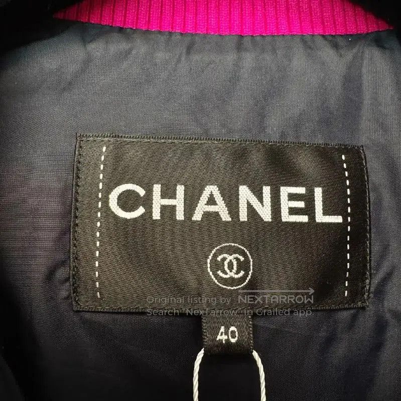 Chanel Chanel Women's Blue Puffer Jacket Size S . Size S / US 4 / IT 40 - 3 Thumbnail