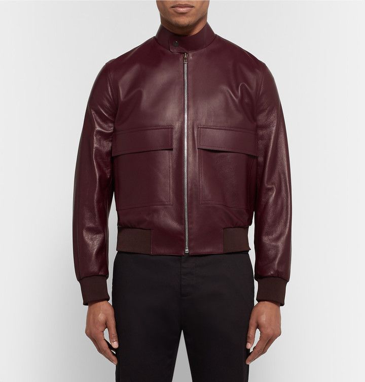 Paul Smith Paul Smith Burgundy Mens Bomber Jacket Size US M / EU 48-50 / 2 - 3 Thumbnail
