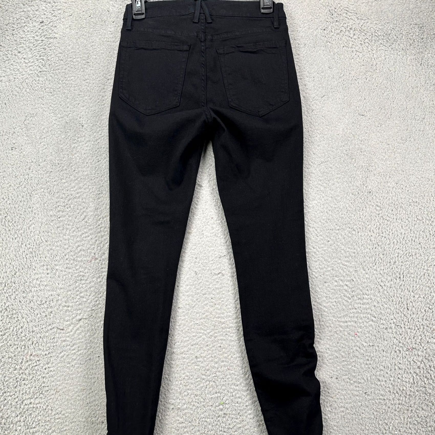 Good American Good American Jeans Skinny Women 2 26 Black Button Fly Stretch Slim Fit Pockets Denim 29 Inseam 27 Waist Womens Jeans Size 26" / US 2 / IT 38 - 2 Thumbnail