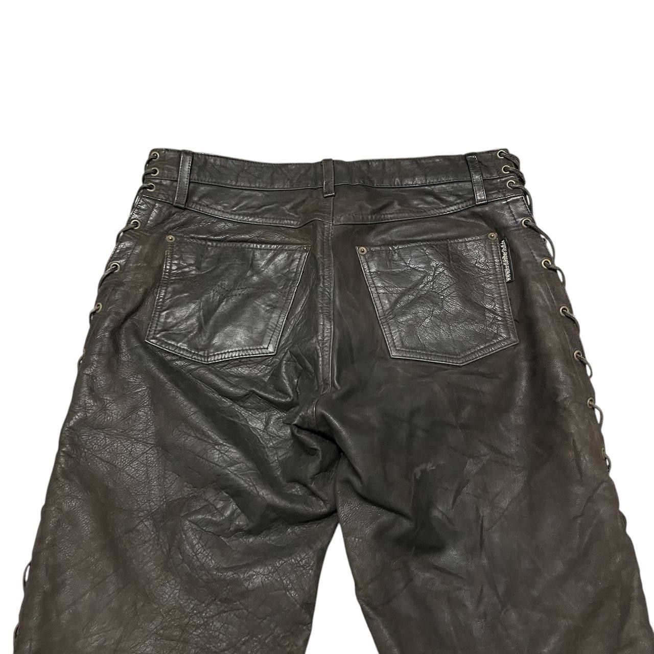 Leather Vintage Hard Leather Stuff Biker Pant Size US 34 / EU 50 - 13 Thumbnail