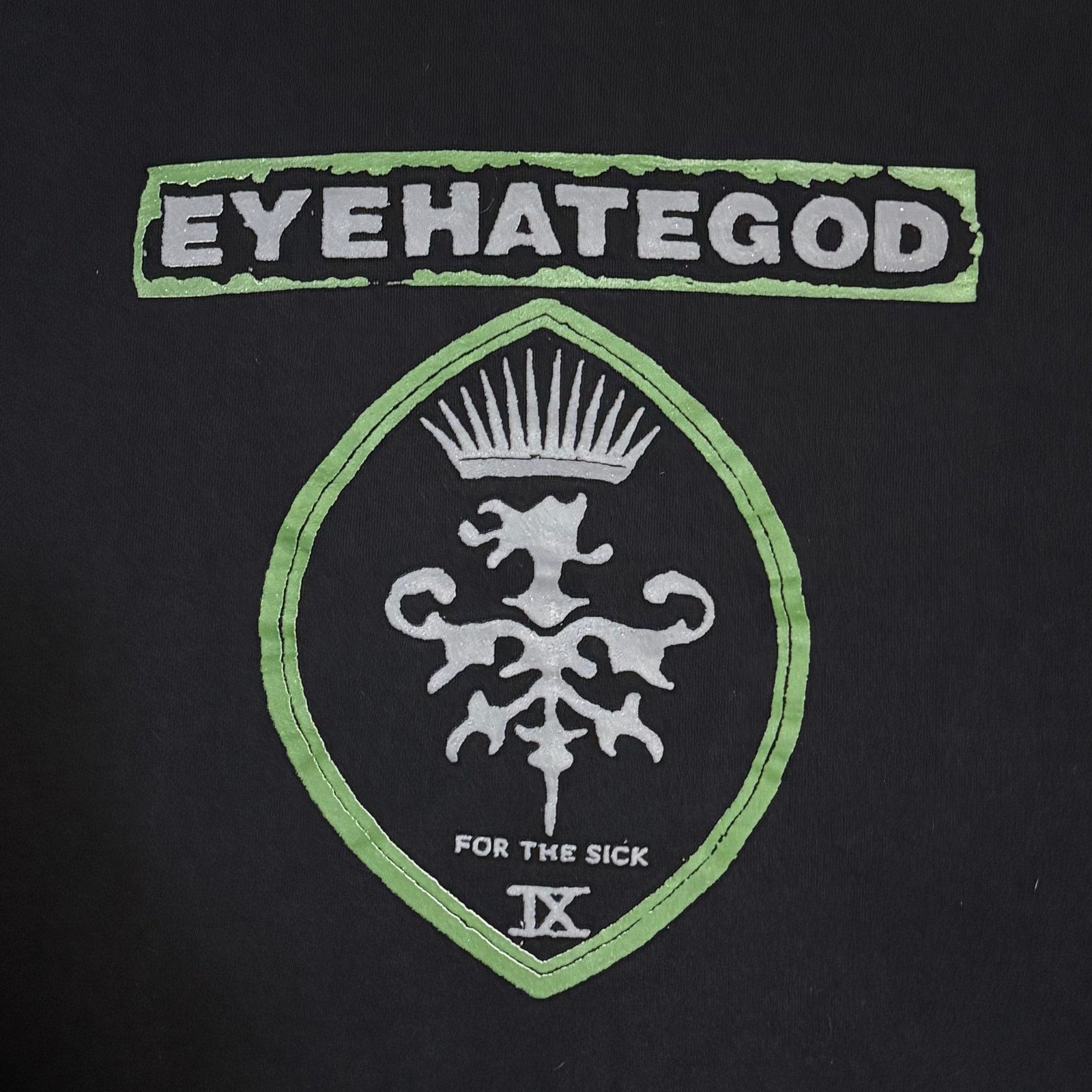 Band Tees × Hanes × Vintage Eyehategod For The Sick New Orleans Hoodie 2XL Sludge Band Size US XXL / EU 58 / 5 - 3 Thumbnail