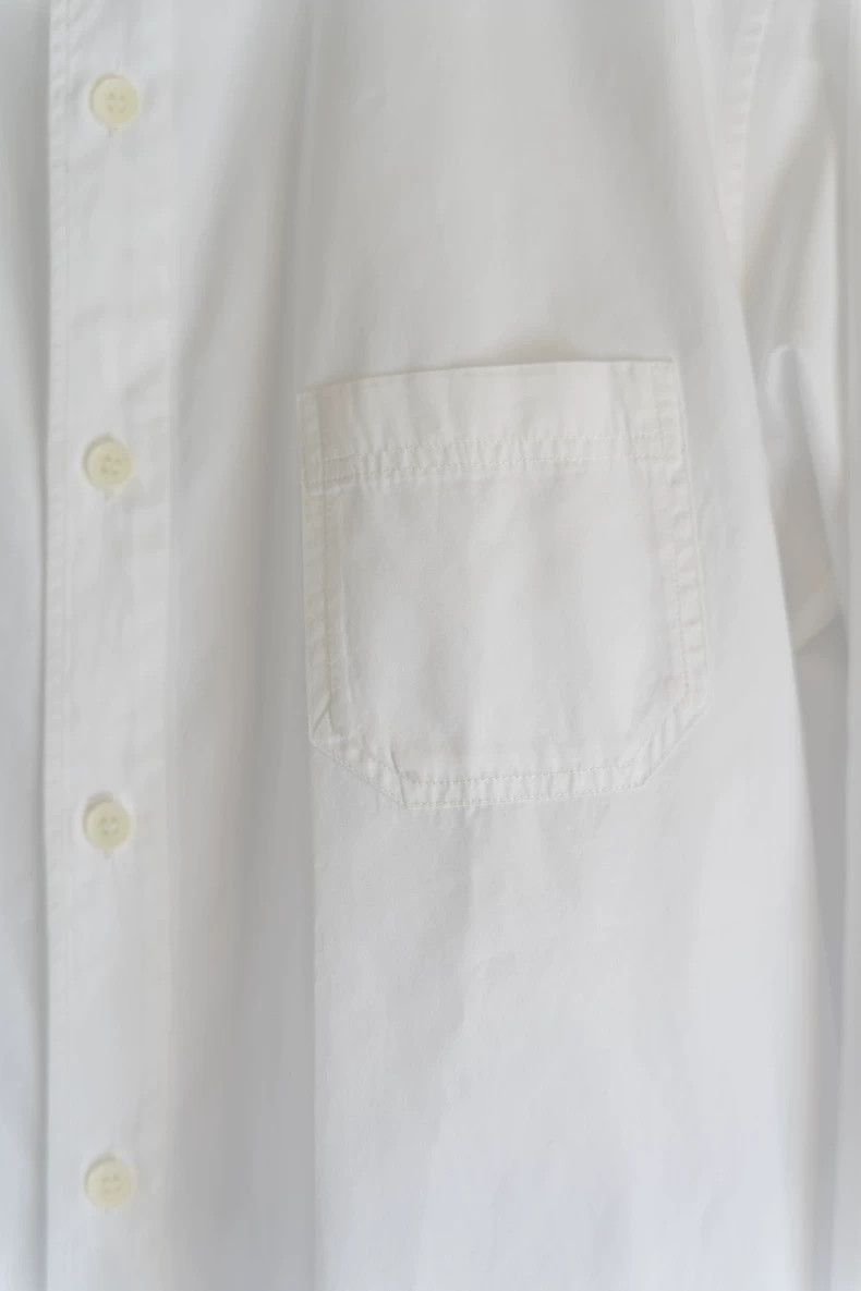 Yohji Yamamoto Yohji Yamamoto Yohji Yamamoto White Doll Collar Shirt Size US S / EU 44-46 / 1 - 4 Thumbnail