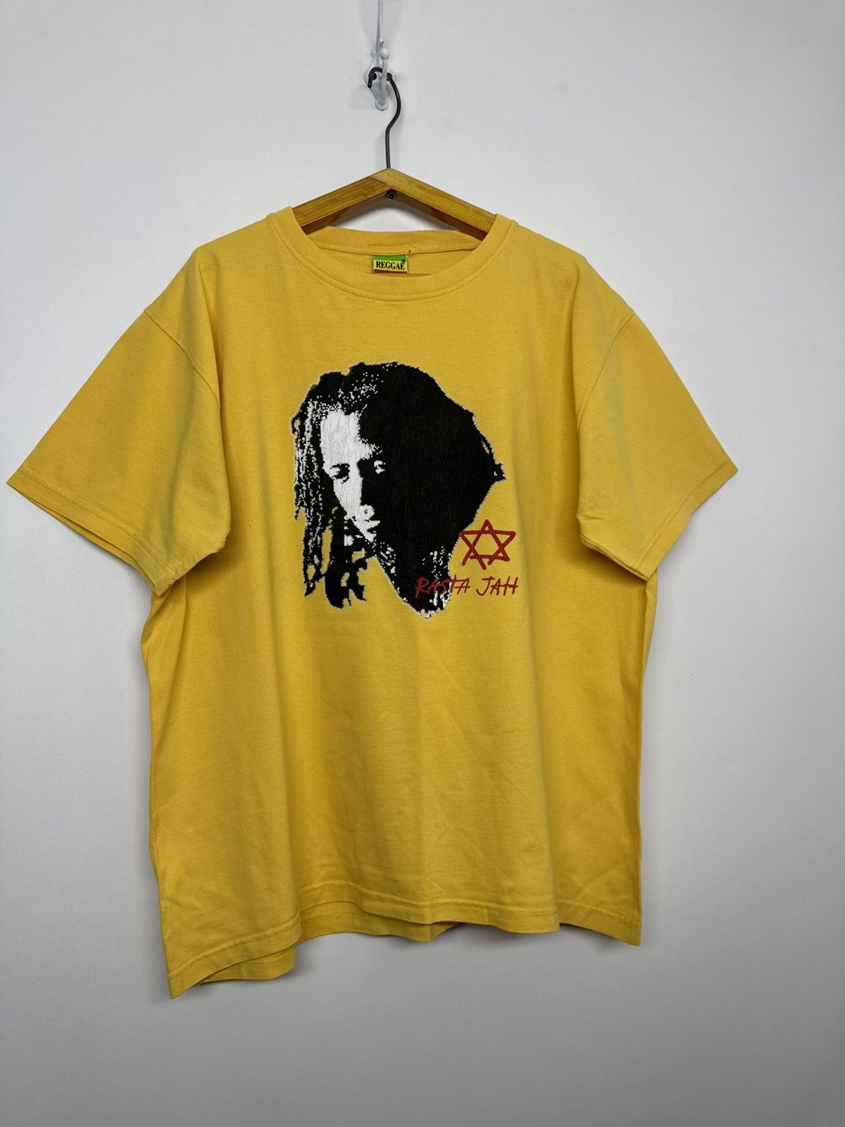 Bob Marley Rare! Vintage RASTAMAN RASTA JAH T Shirt Bob Marley Weed Size US L / EU 52-54 / 3 - 6 Thumbnail