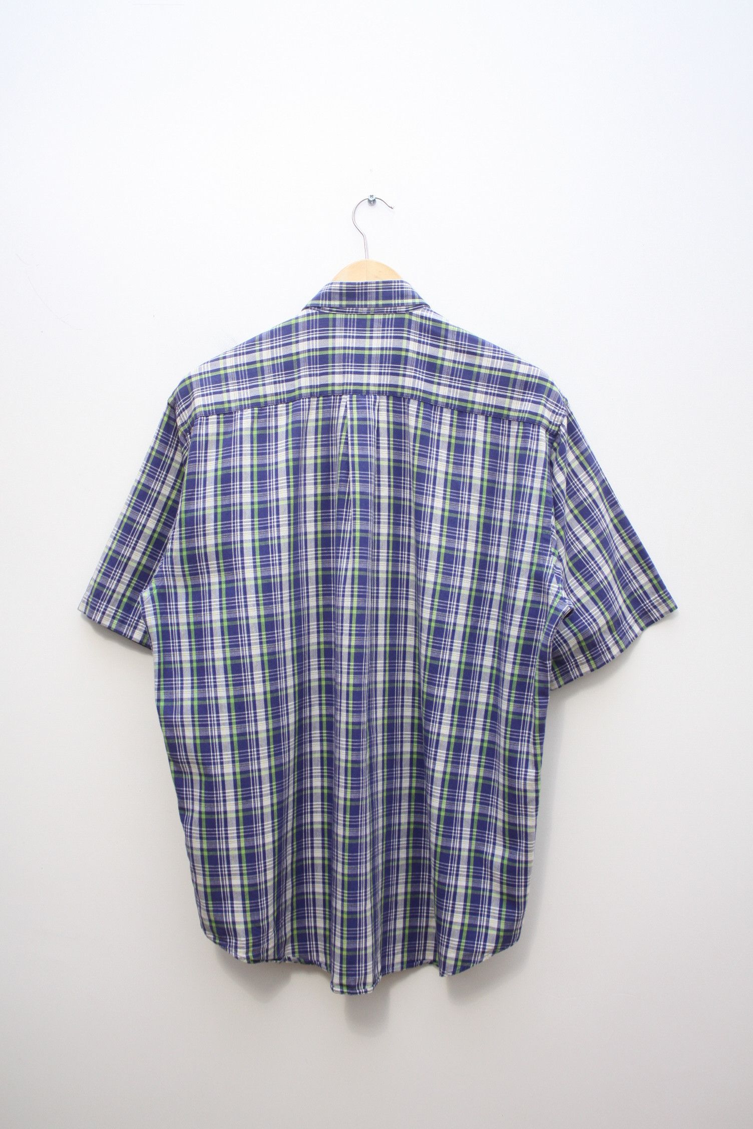 Burberry Thomas Burberry Blue Checkered Shirt Men's Size US M / EU 48-50 / 2 - 3 Thumbnail